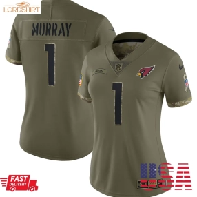 Kyler Murray Arizona Cardinals  Women's 2022 Salute To Service Limited Jersey   Olive