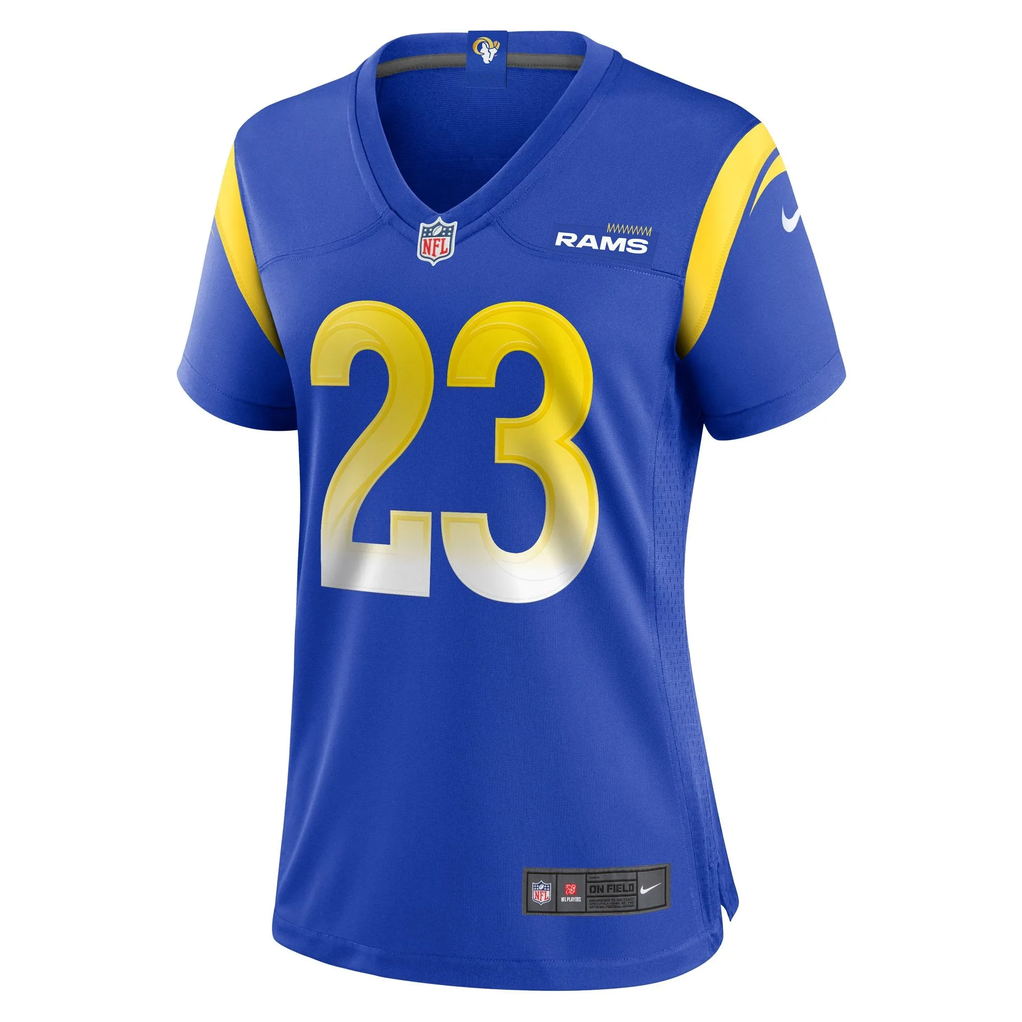 Kyren Williams Los Angeles Rams  Women's Game Player Jersey - Royal