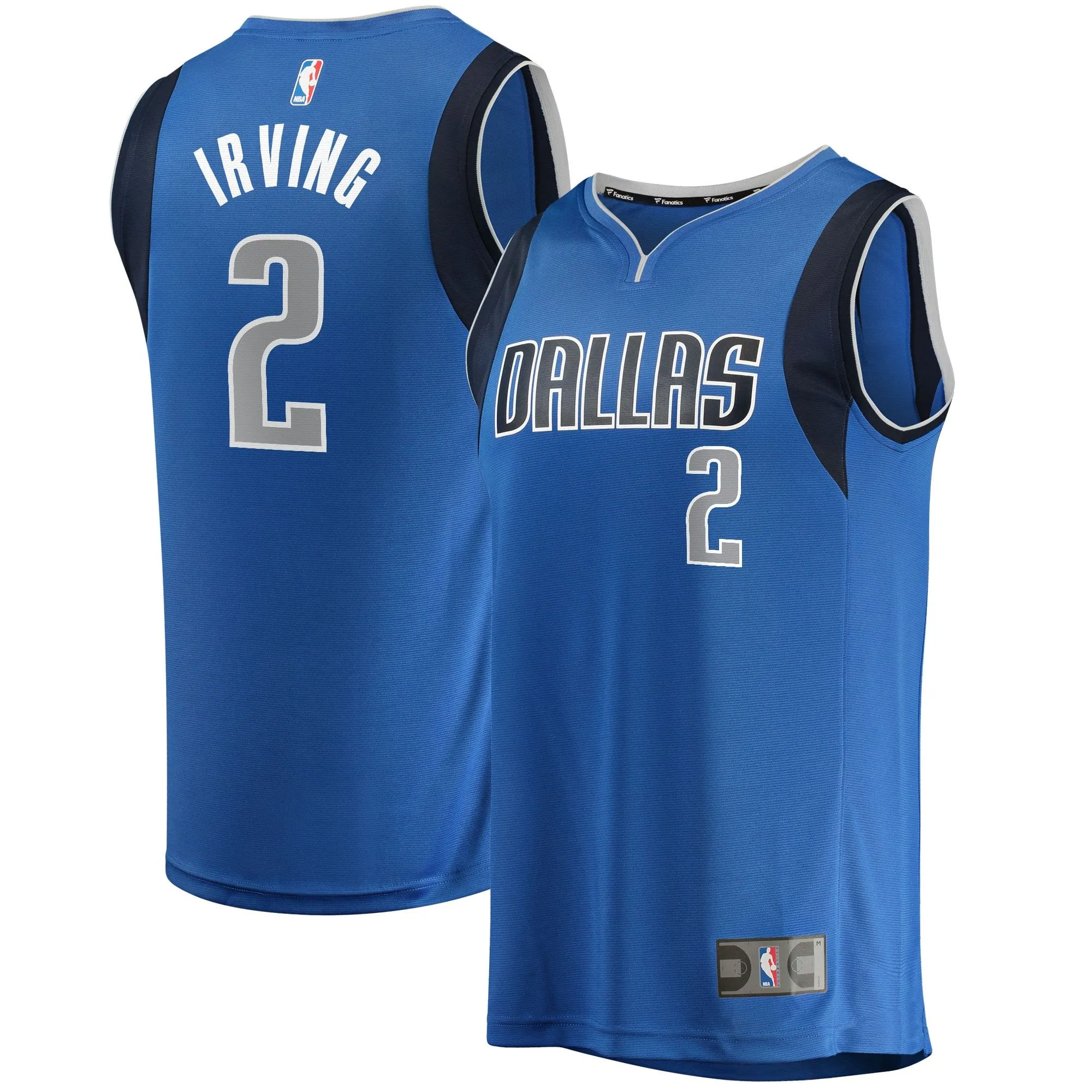 Kyrie Irving Dallas Mavericks Fanatics Branded Fast Break Replica Jersey - Icon Edition - Blue