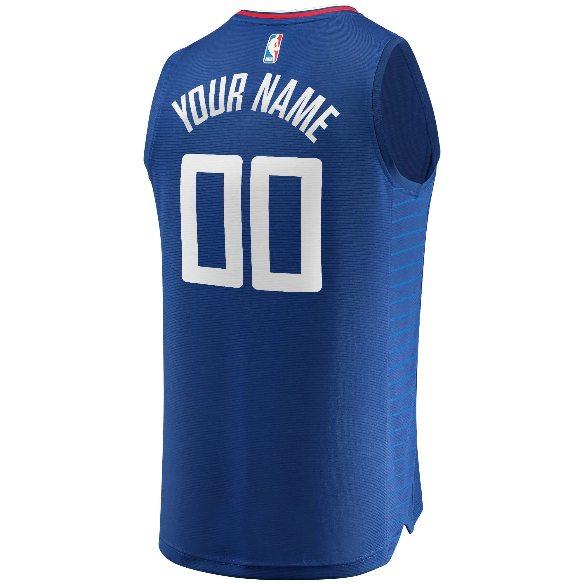 LA Clippers Fanatics Branded Fast Break Custom Replica Jersey Royal - Icon Edition