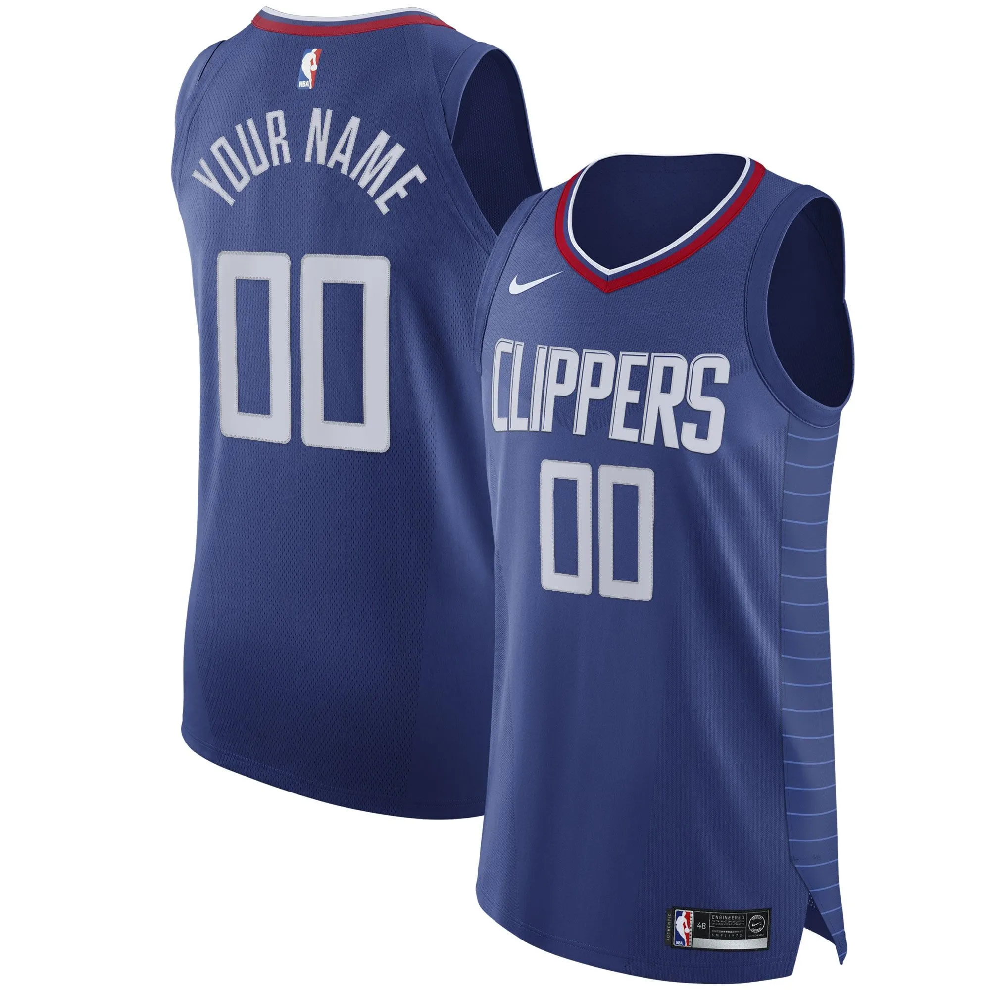 LA Clippers  2020/21  Custom Jersey Blue - Icon Edition