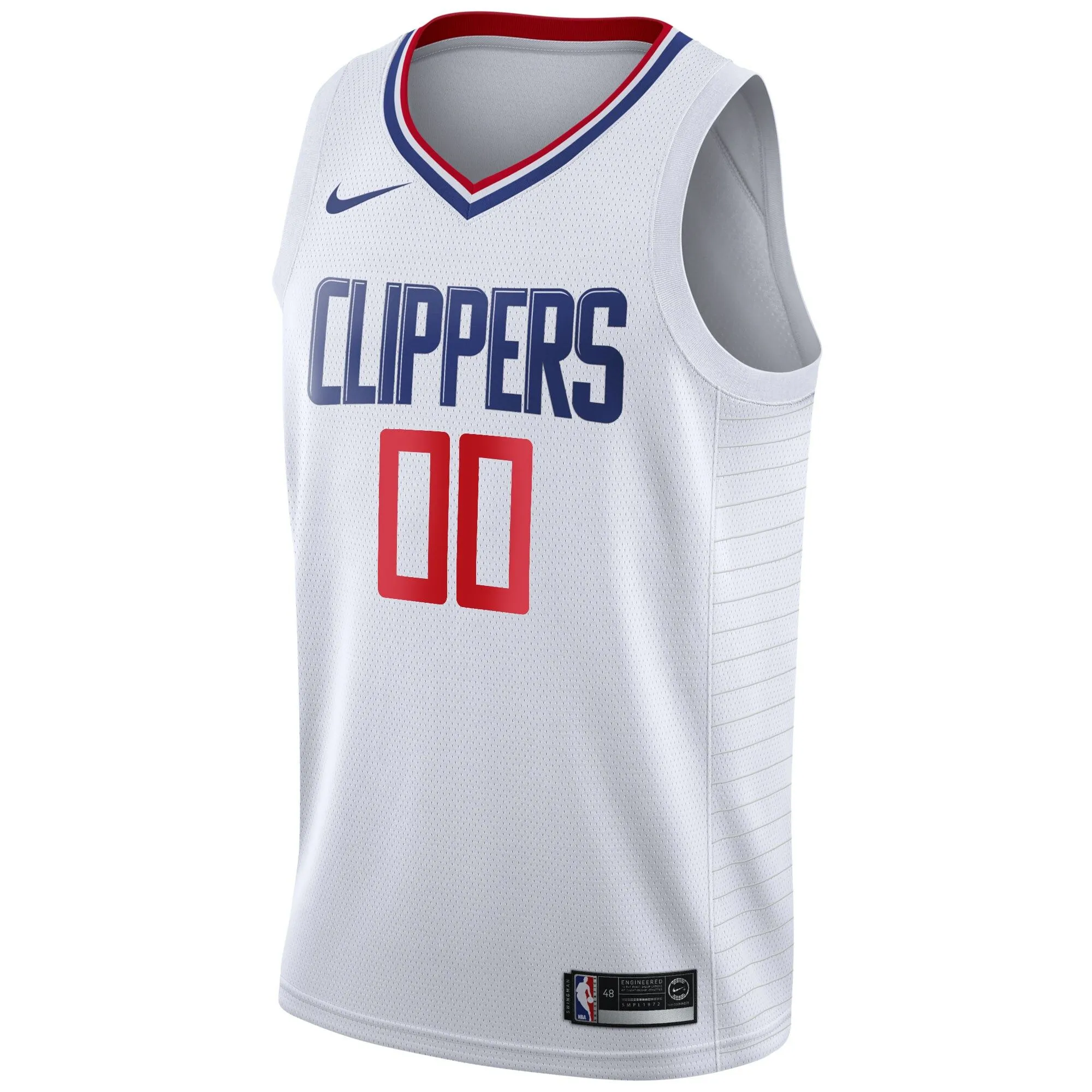 LA Clippers  2020/21 Swingman Custom Jersey - Association Edition - White