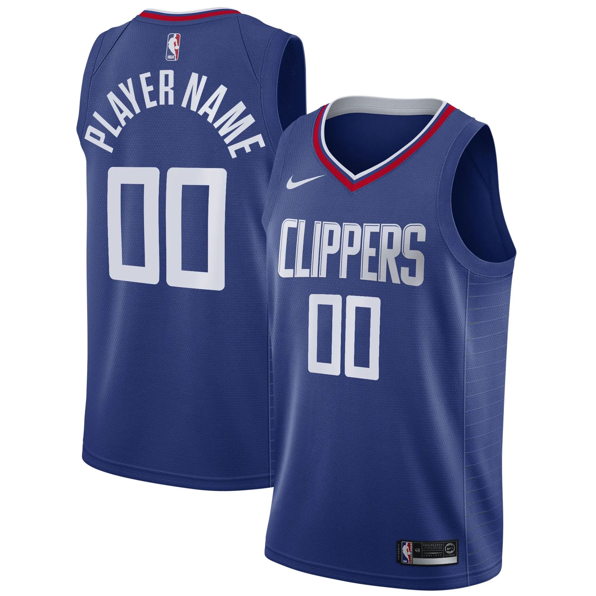 LA Clippers  2020/21 Swingman Custom Jersey - Icon Edition - Royal