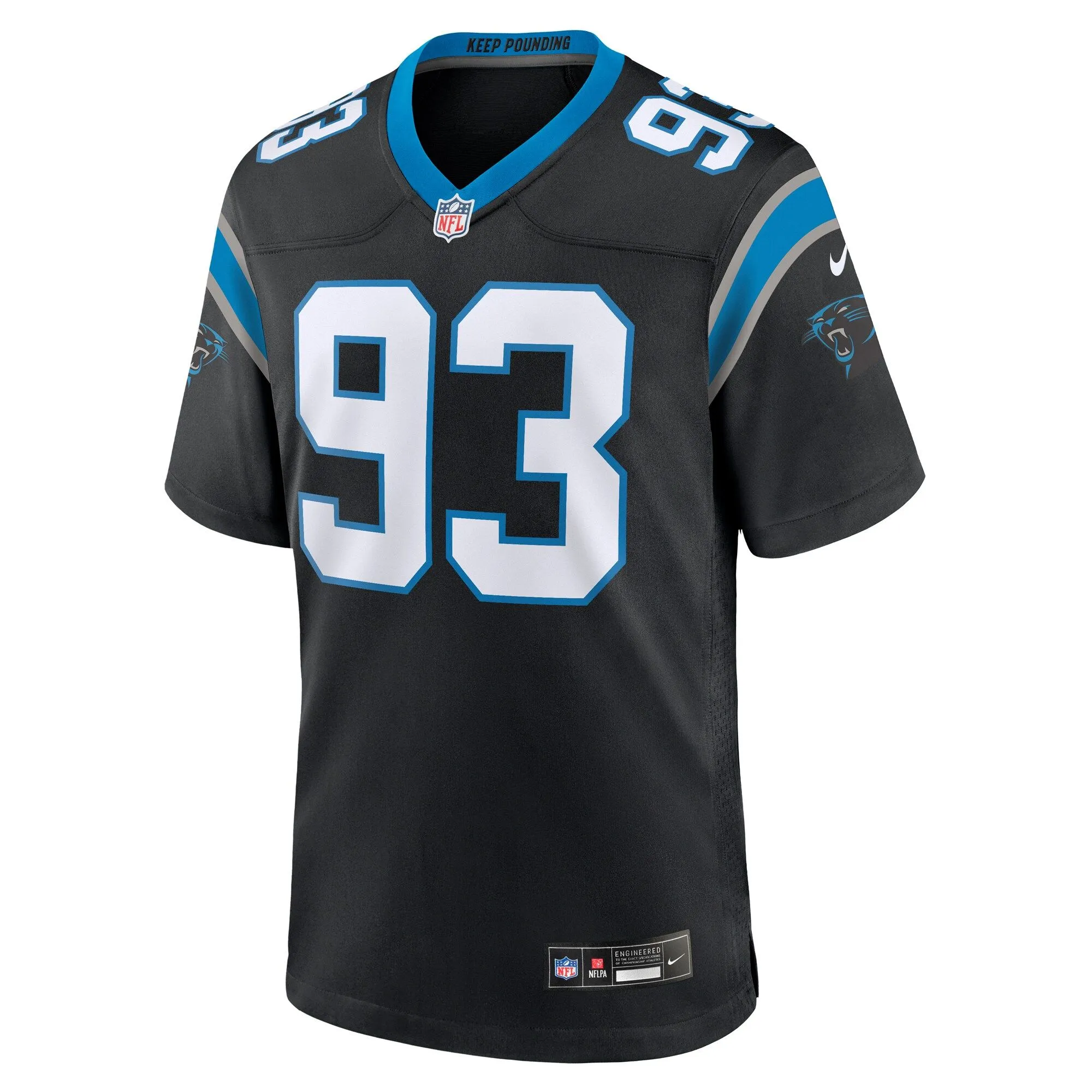 LaBryan Ray Carolina Panthers  Team Game Jersey -  Black