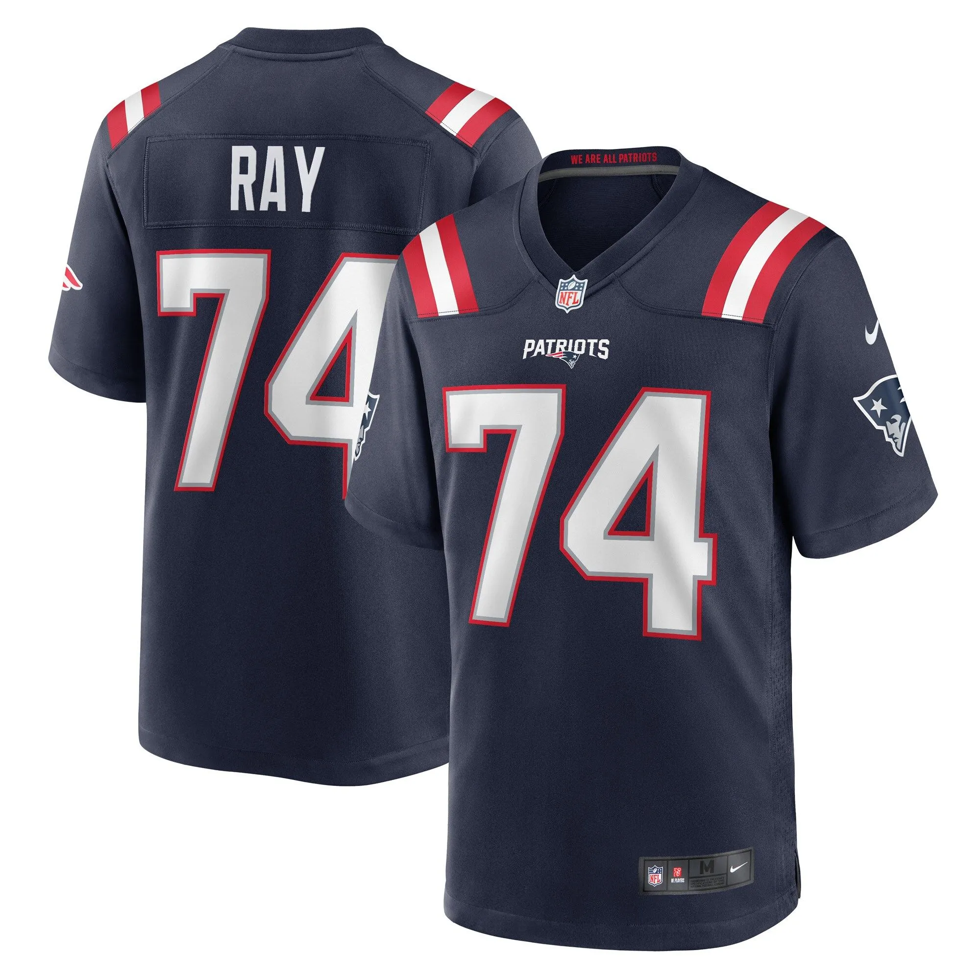 LaBryan Ray New England Patriots  Game Player Jersey - Navy