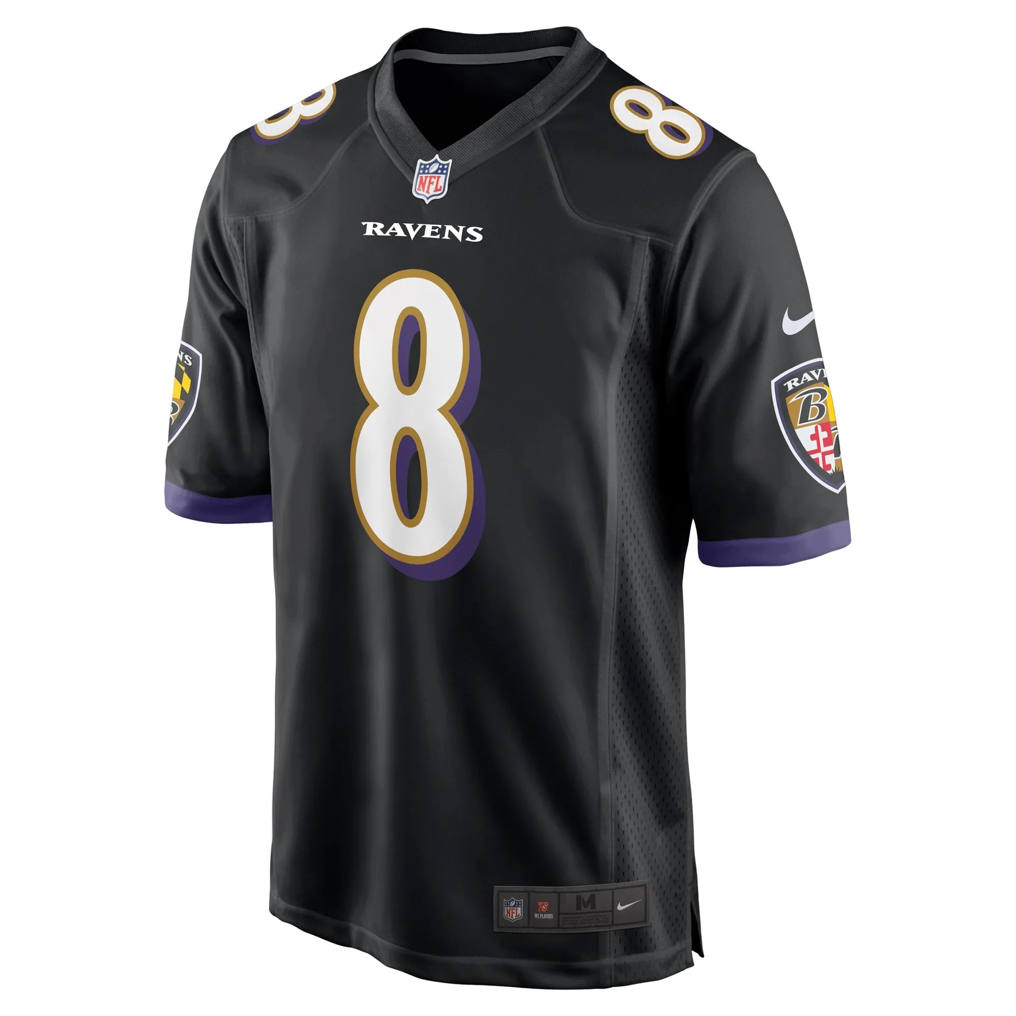 Lamar Jackson Baltimore Ravens  Alternate Game Jersey -  Black