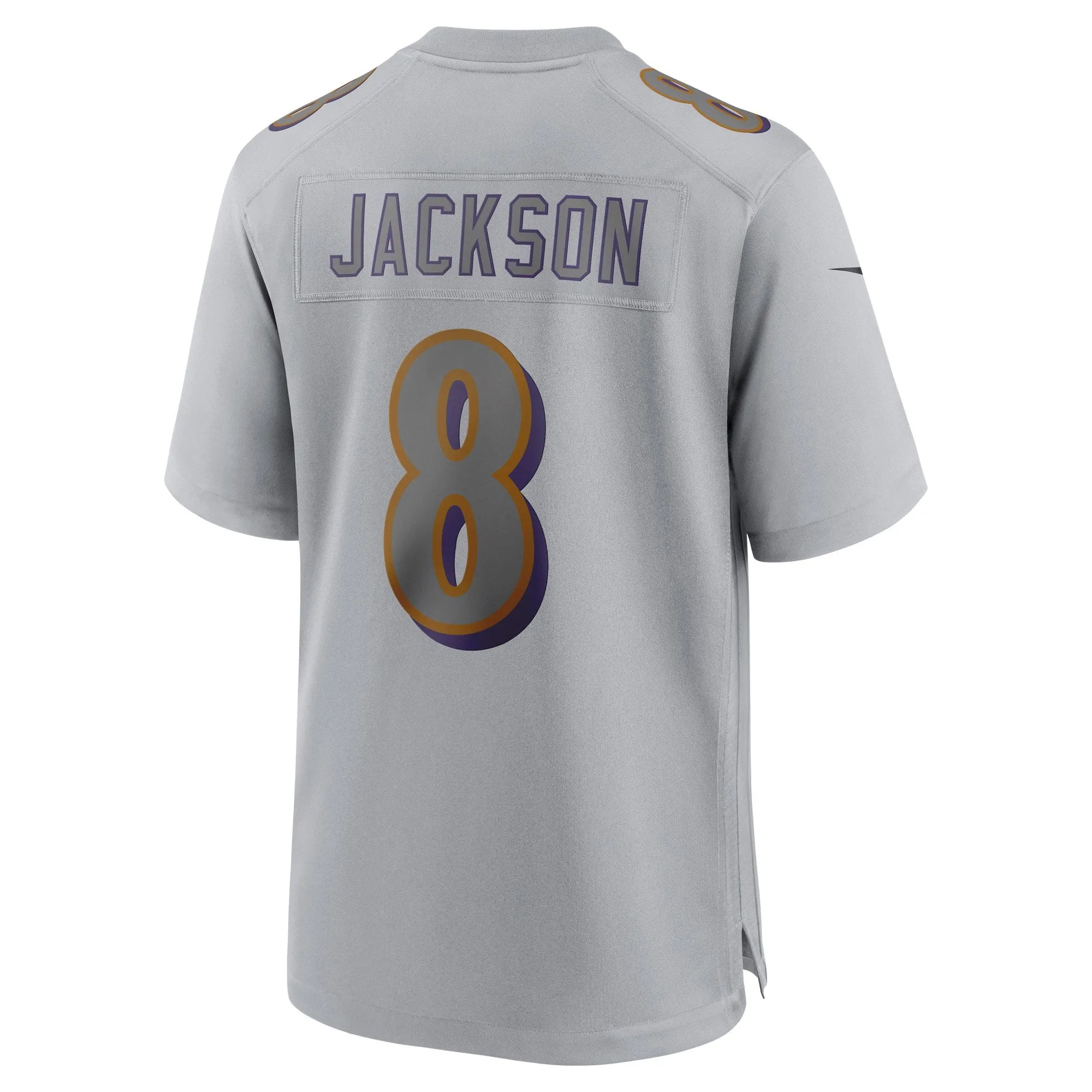 Lamar Jackson Baltimore Ravens  Atmosphere Fashion Game Jersey - Gray