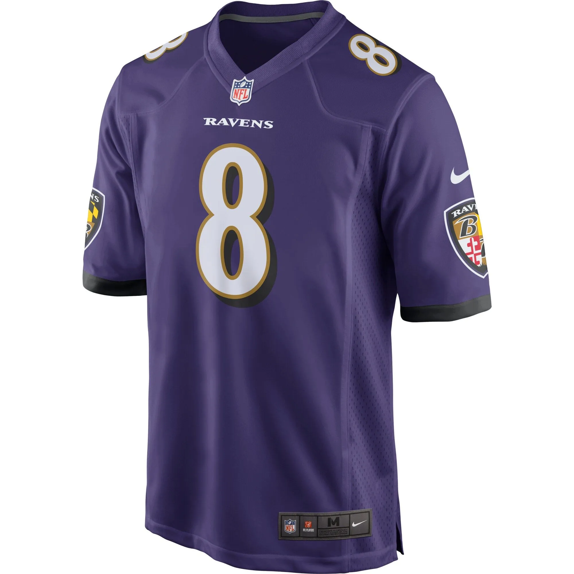 Lamar Jackson Baltimore Ravens  Game Jersey - Purple