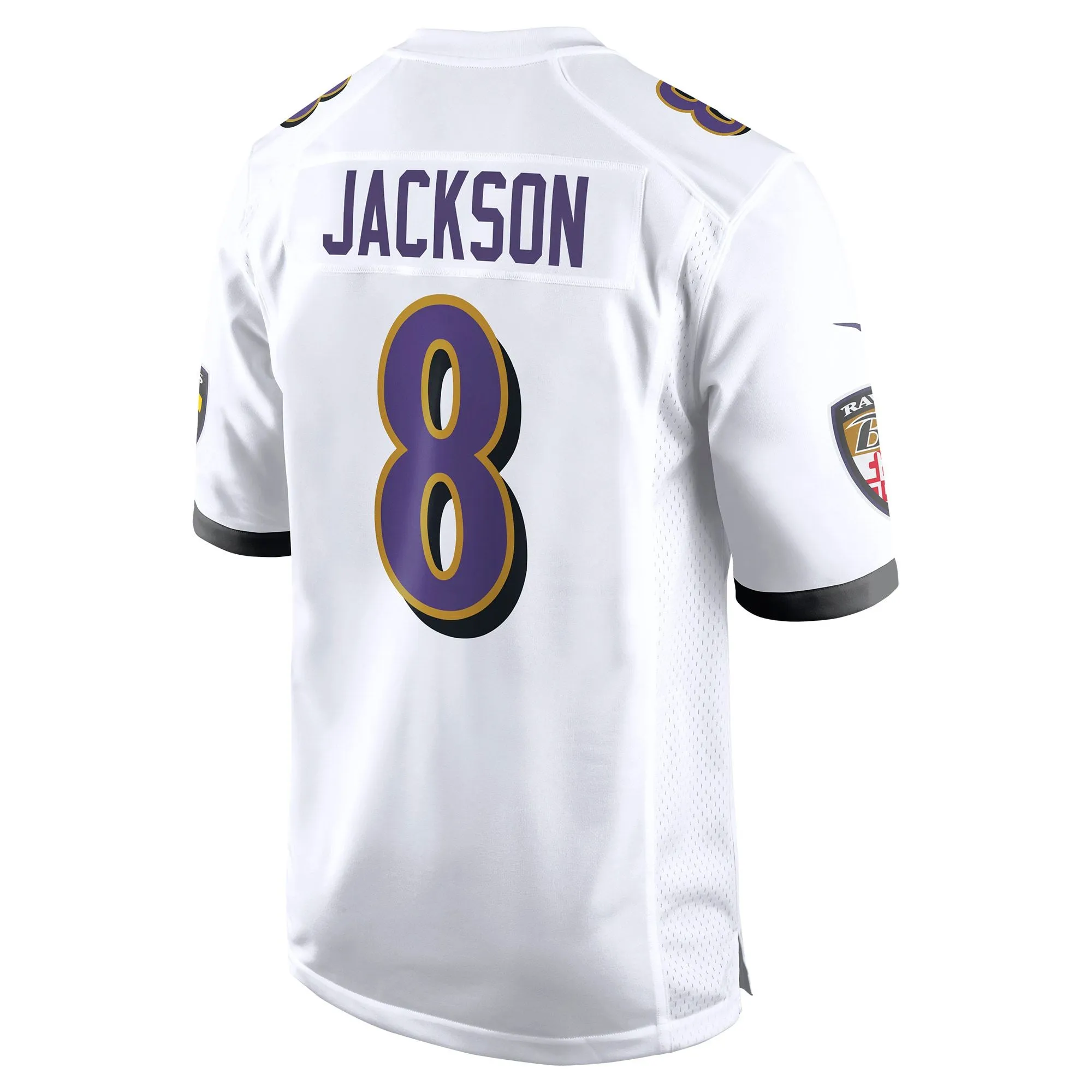 Lamar Jackson Baltimore Ravens  Game Jersey - White