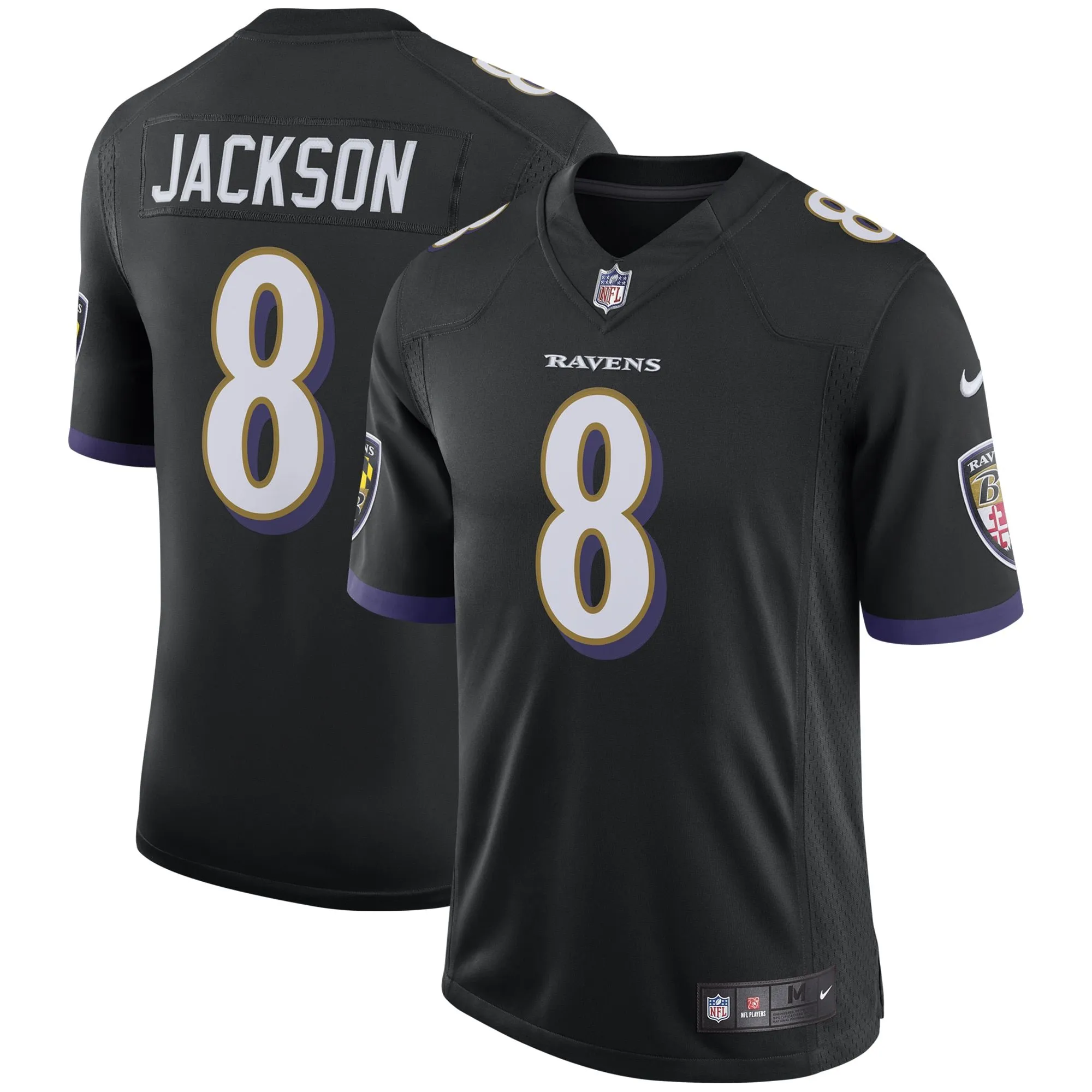 Lamar Jackson Baltimore Ravens  Speed Machine Limited Jersey - Black