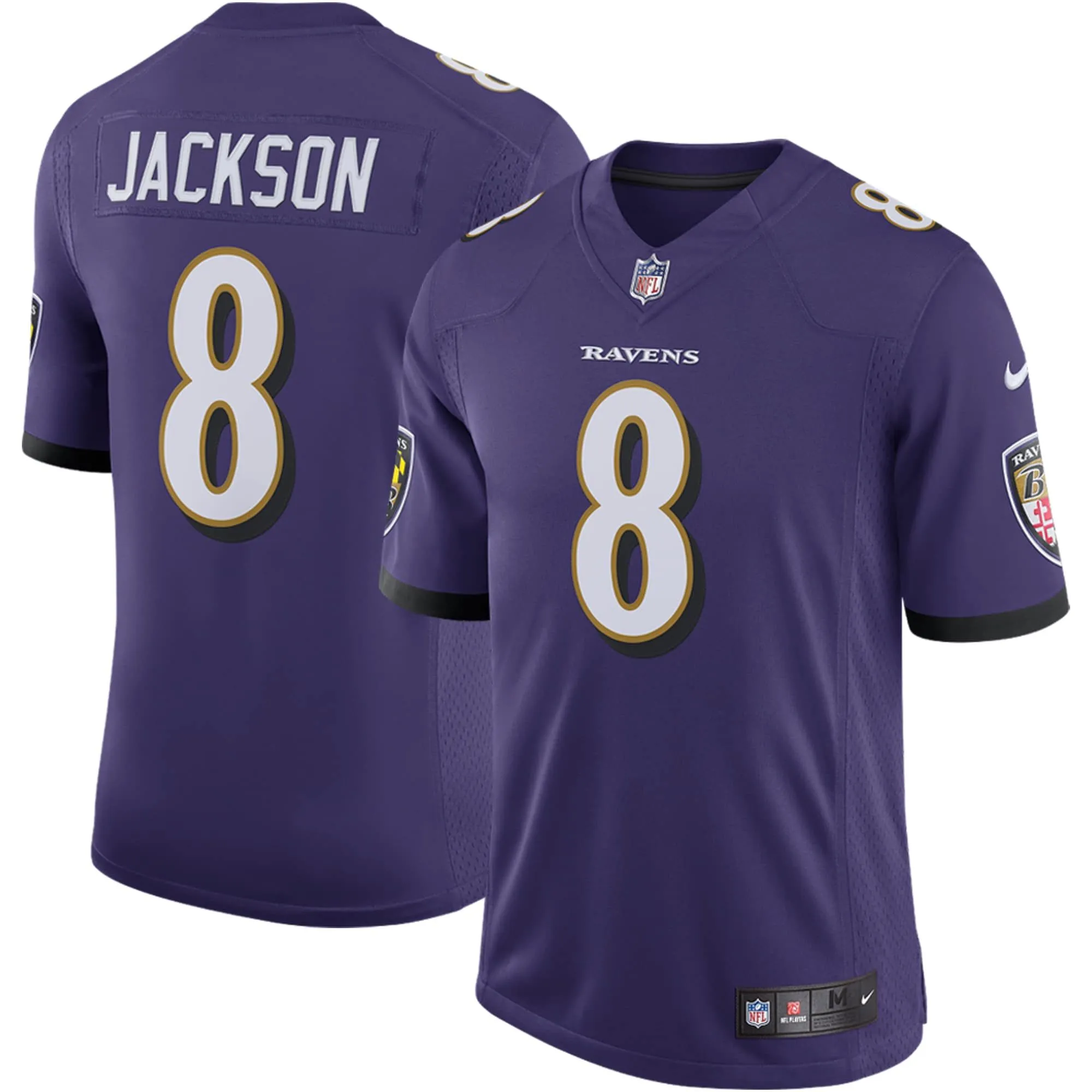 Lamar Jackson Baltimore Ravens  Speed Machine Limited Jersey - Purple