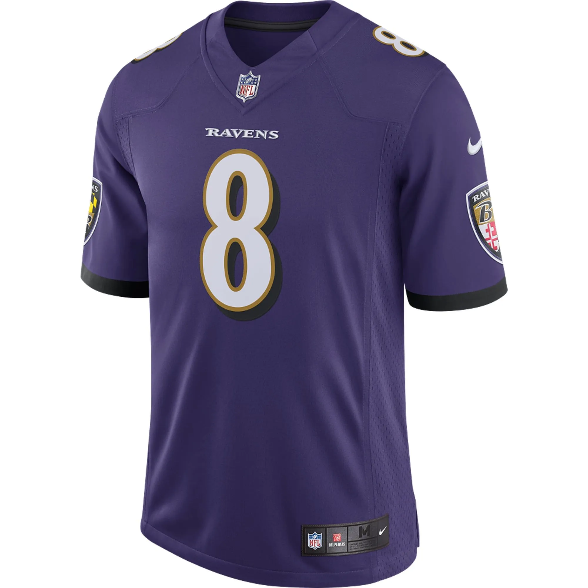 Lamar Jackson Baltimore Ravens  Speed Machine Limited Jersey - Purple