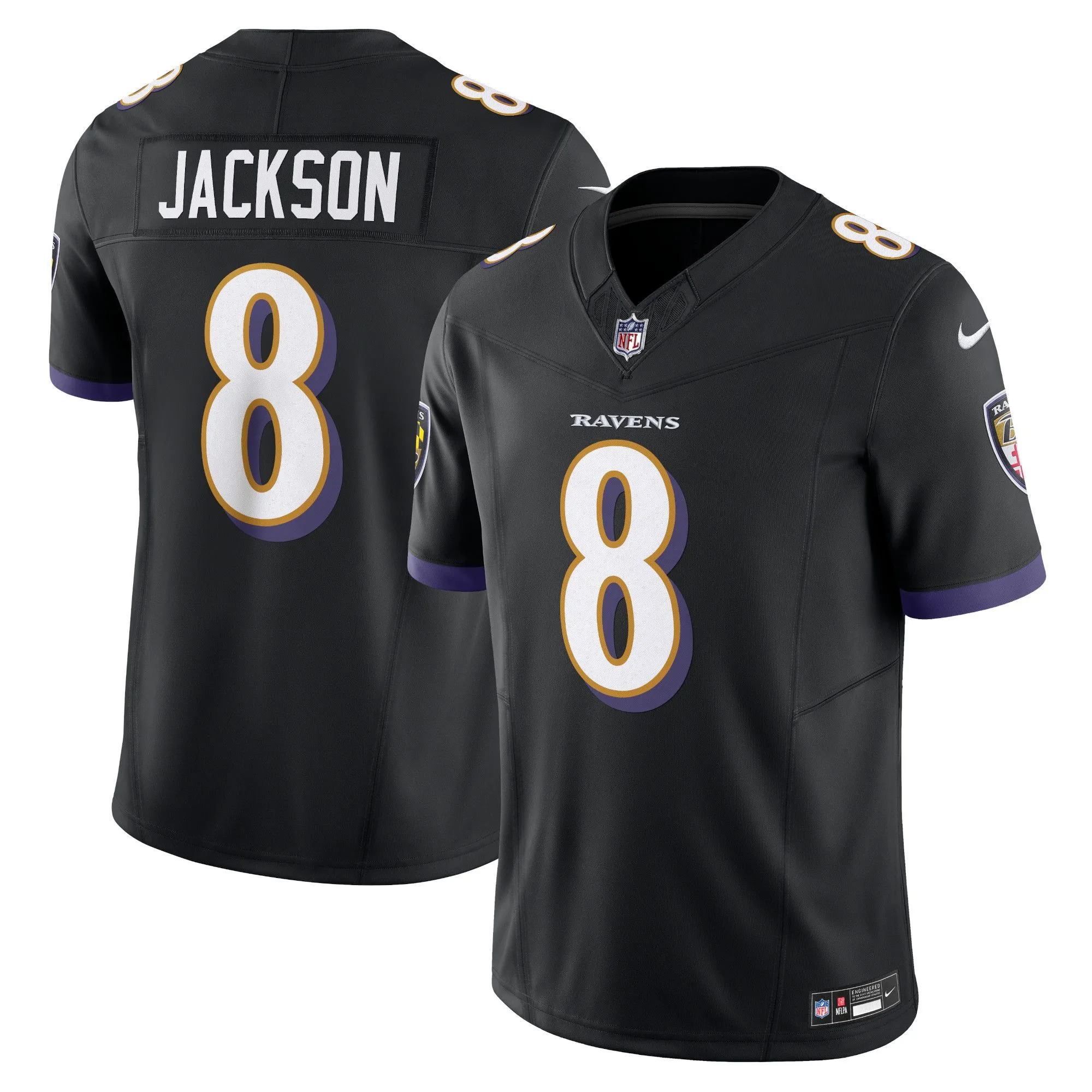 Lamar Jackson Baltimore Ravens  Vapor F.U.S.E. Limited Jersey - Black