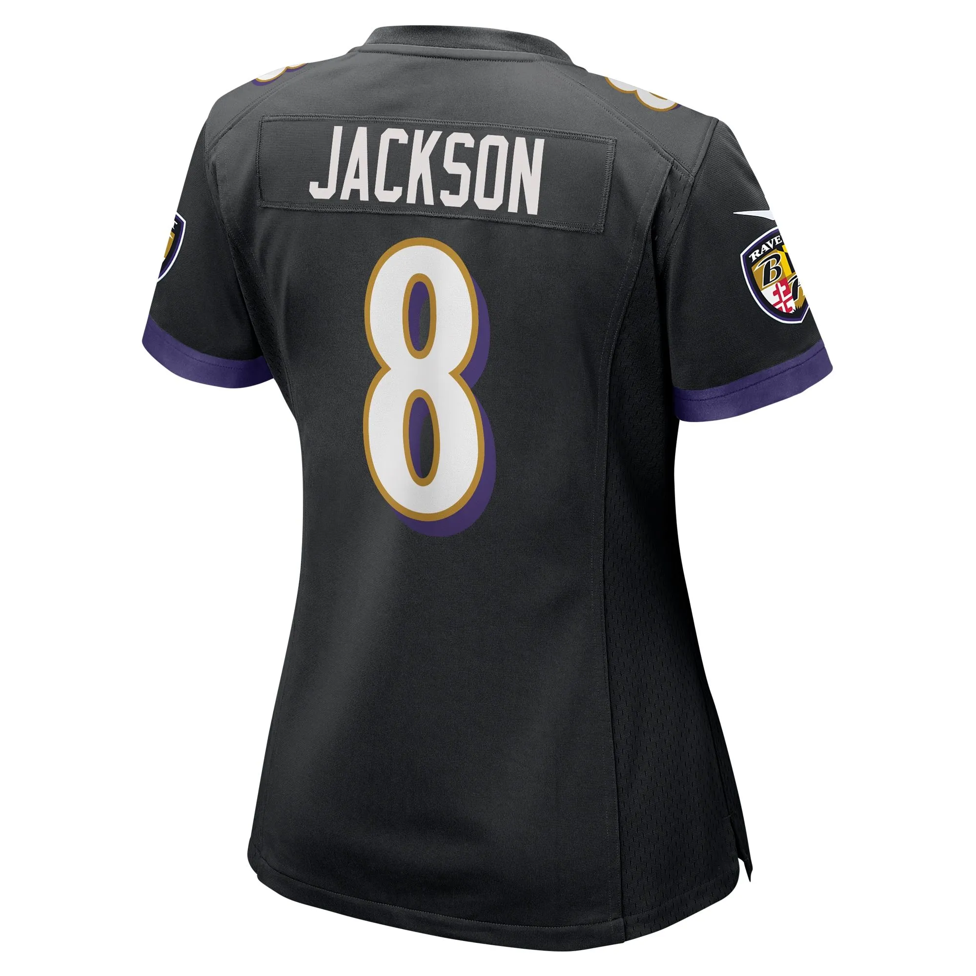 Lamar Jackson Baltimore Ravens  Women's Alternate Game Jersey -  Black