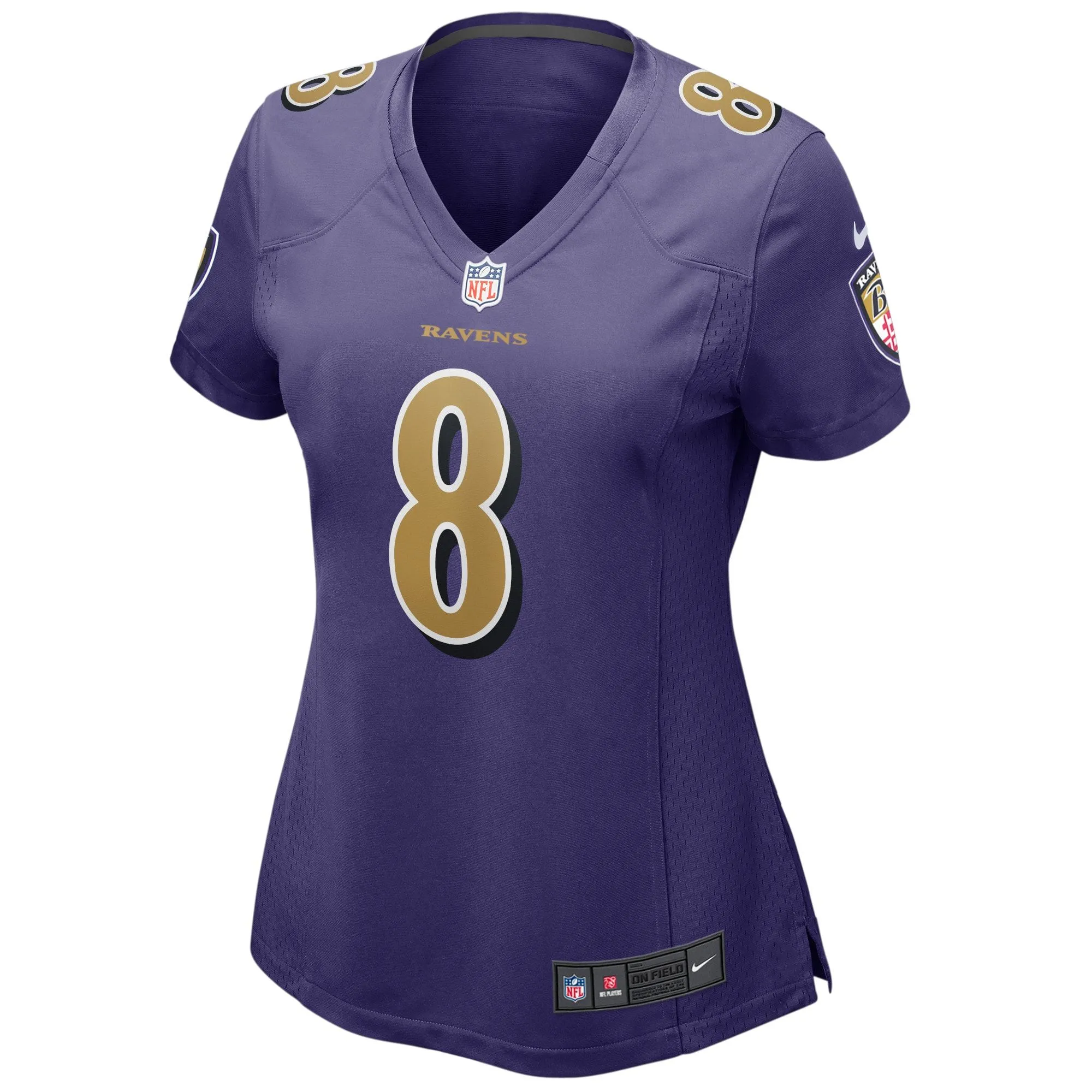 Lamar Jackson Baltimore Ravens  Women's Alternate Game Player Jersey - Purple