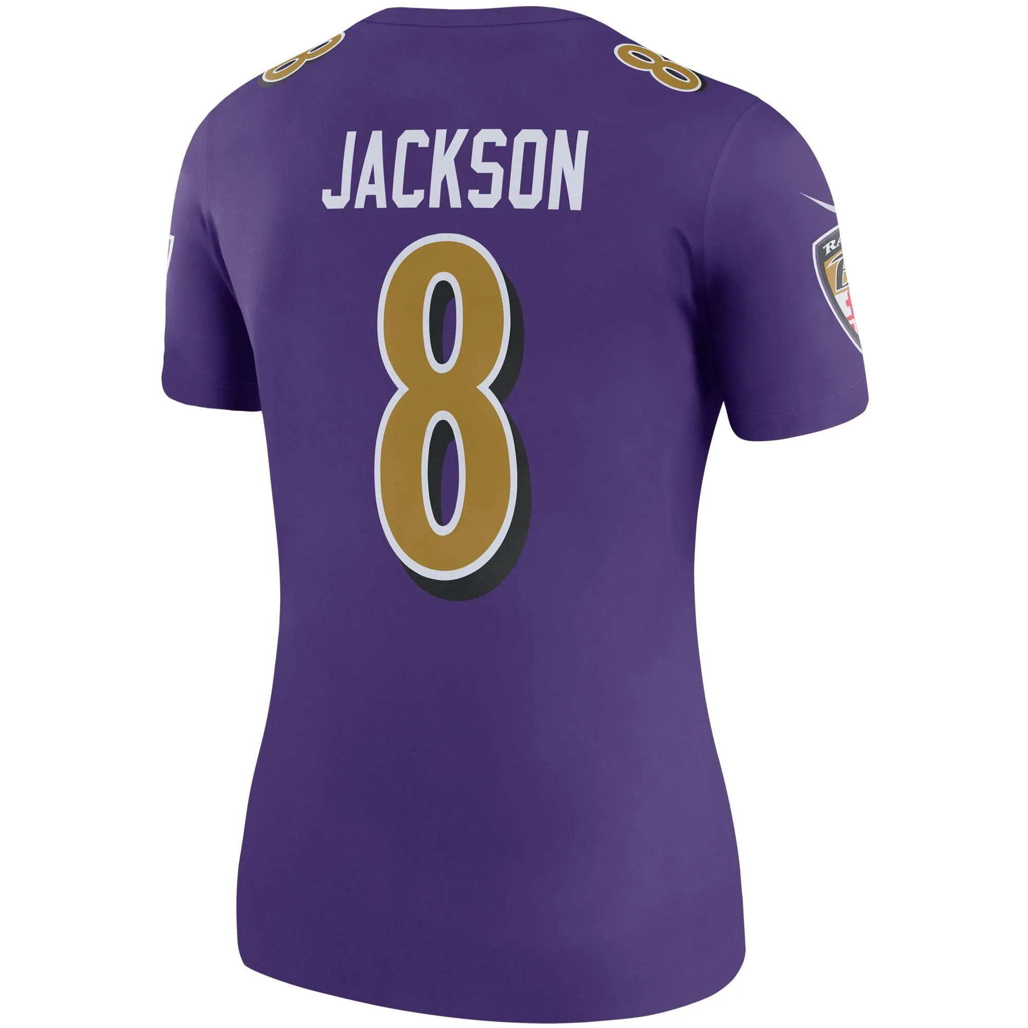 Lamar Jackson Baltimore Ravens  Women's Color Rush Legend Player Jersey - Purple