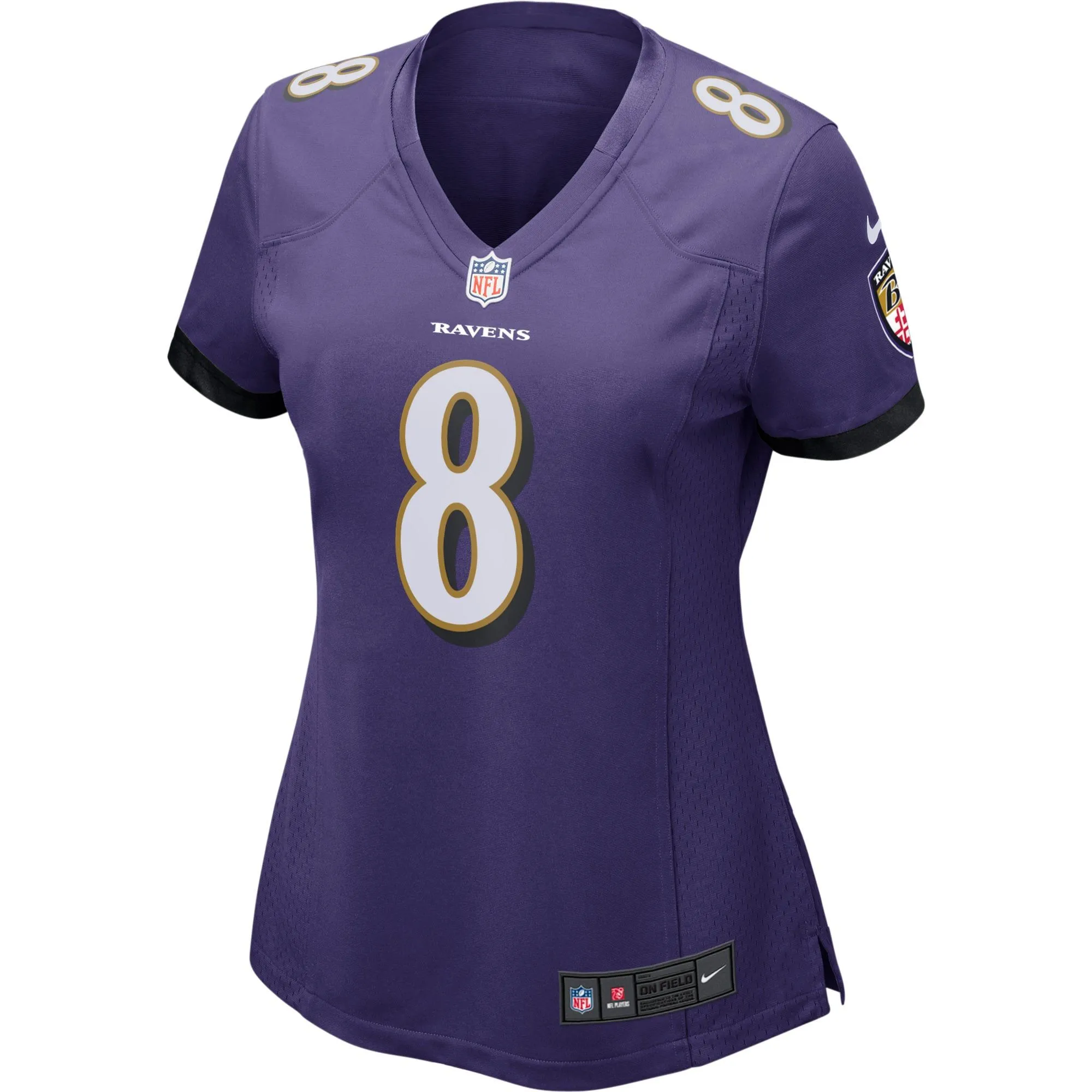 Lamar Jackson Baltimore Ravens  Women's Game Player Jersey - Purple