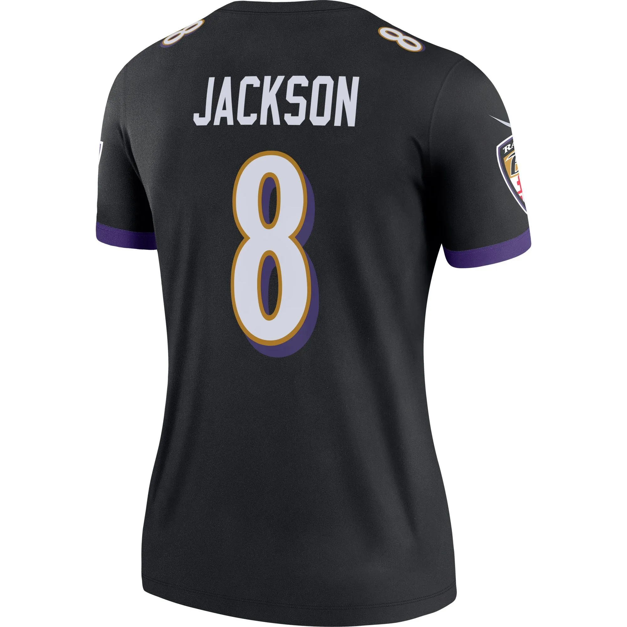 Lamar Jackson Baltimore Ravens  Women's Legend Team Jersey - Black