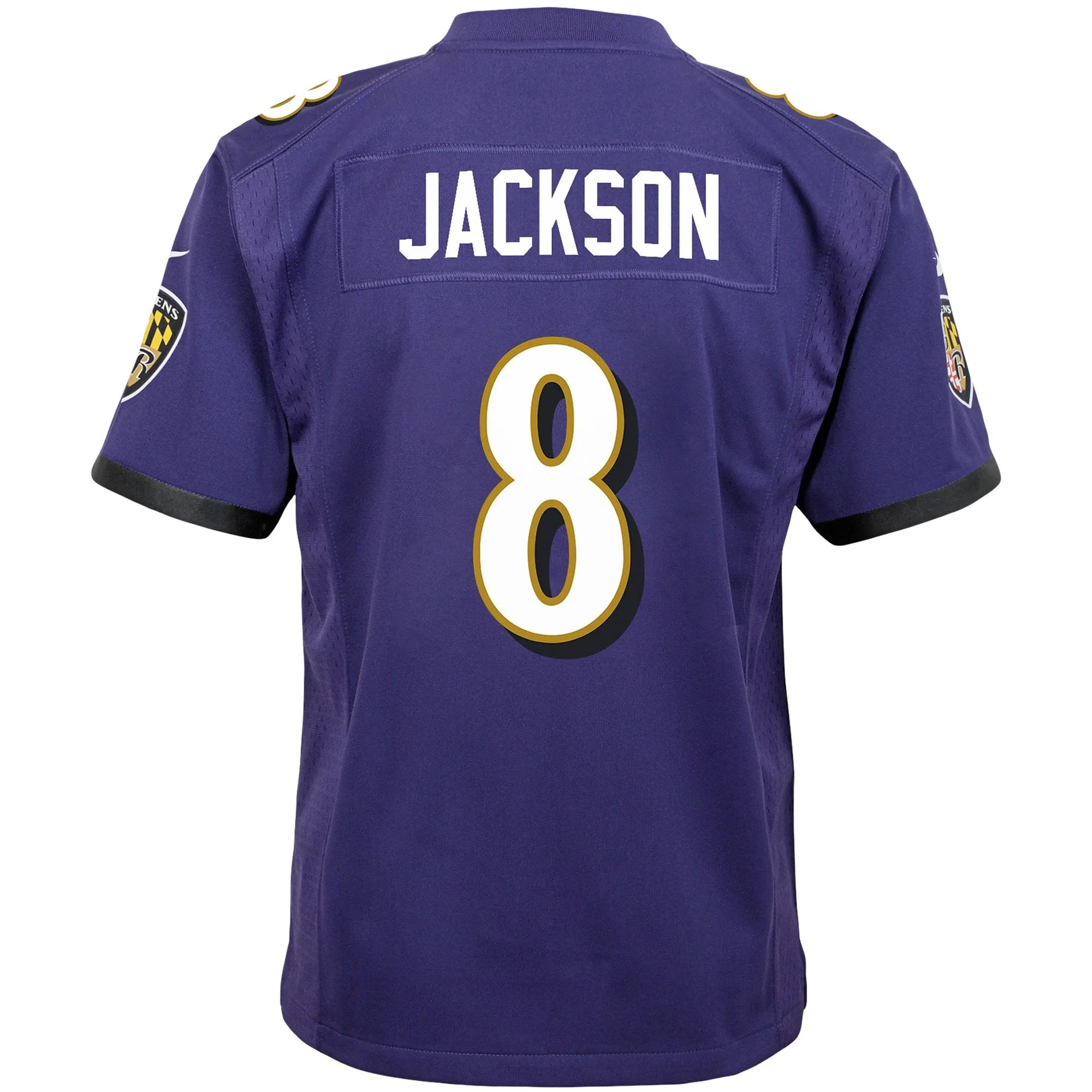 Lamar Jackson Baltimore Ravens  Youth Game Jersey - Purple