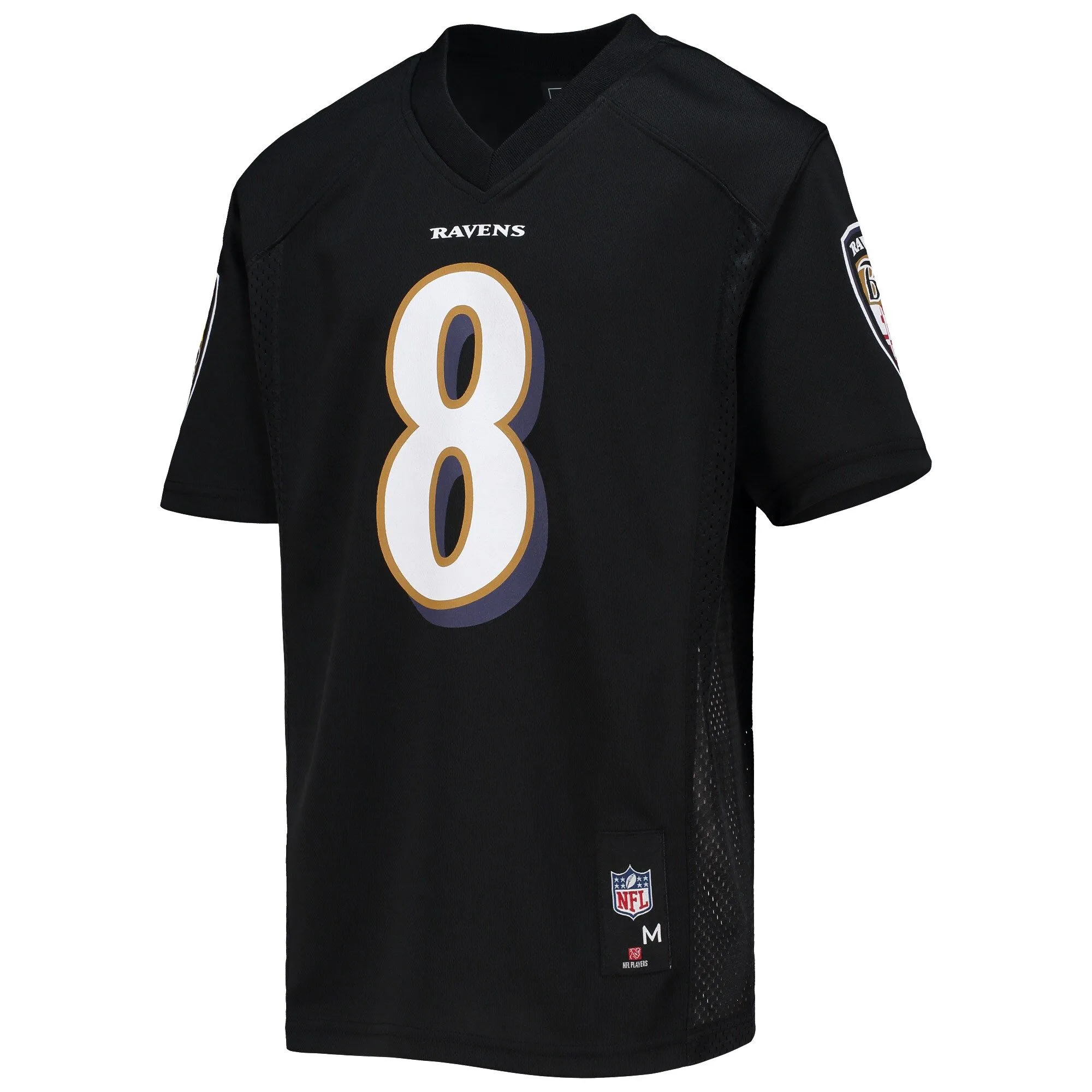 Lamar Jackson Baltimore Ravens Youth Replica Player Jersey - Black