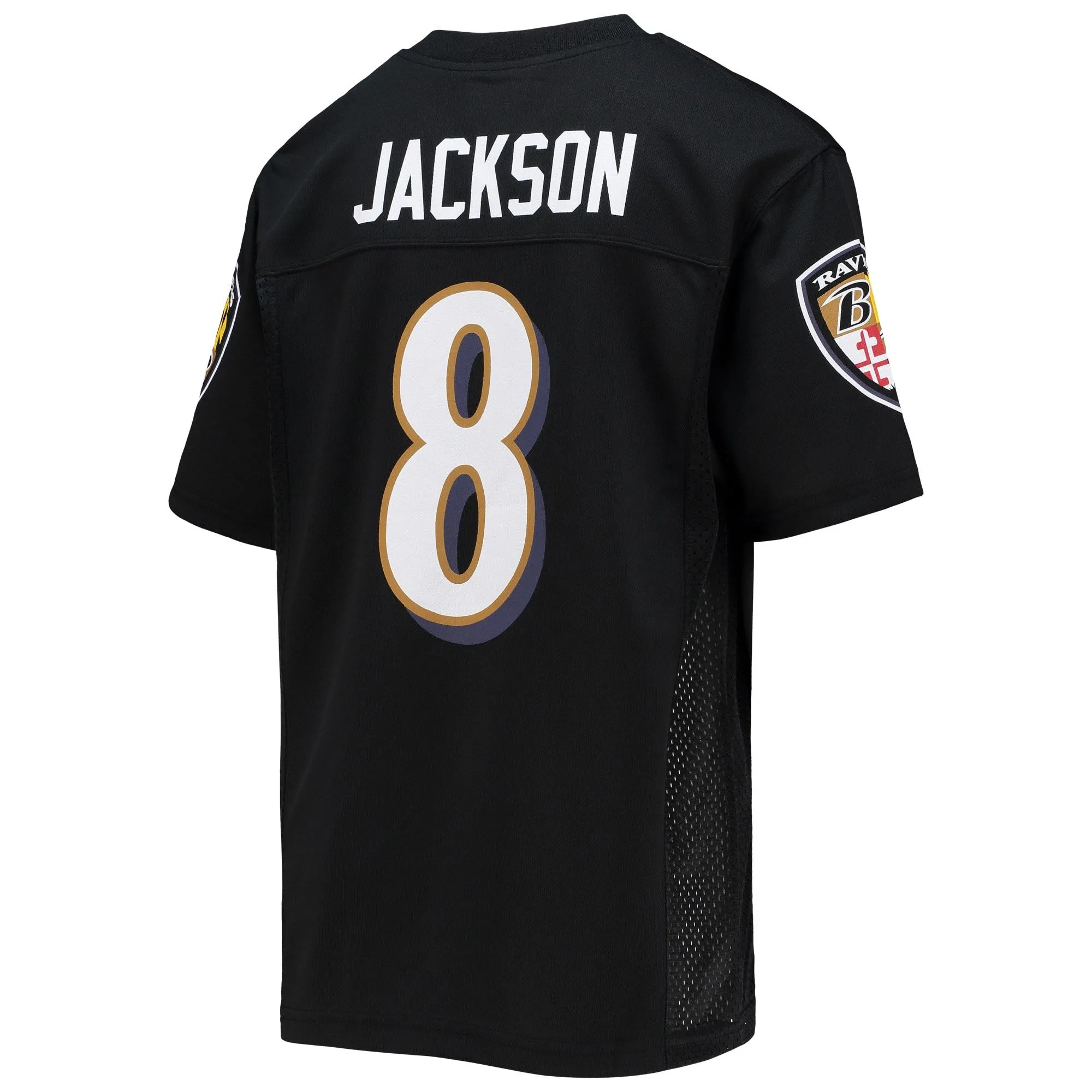 Lamar Jackson Baltimore Ravens Youth Replica Player Jersey - Black