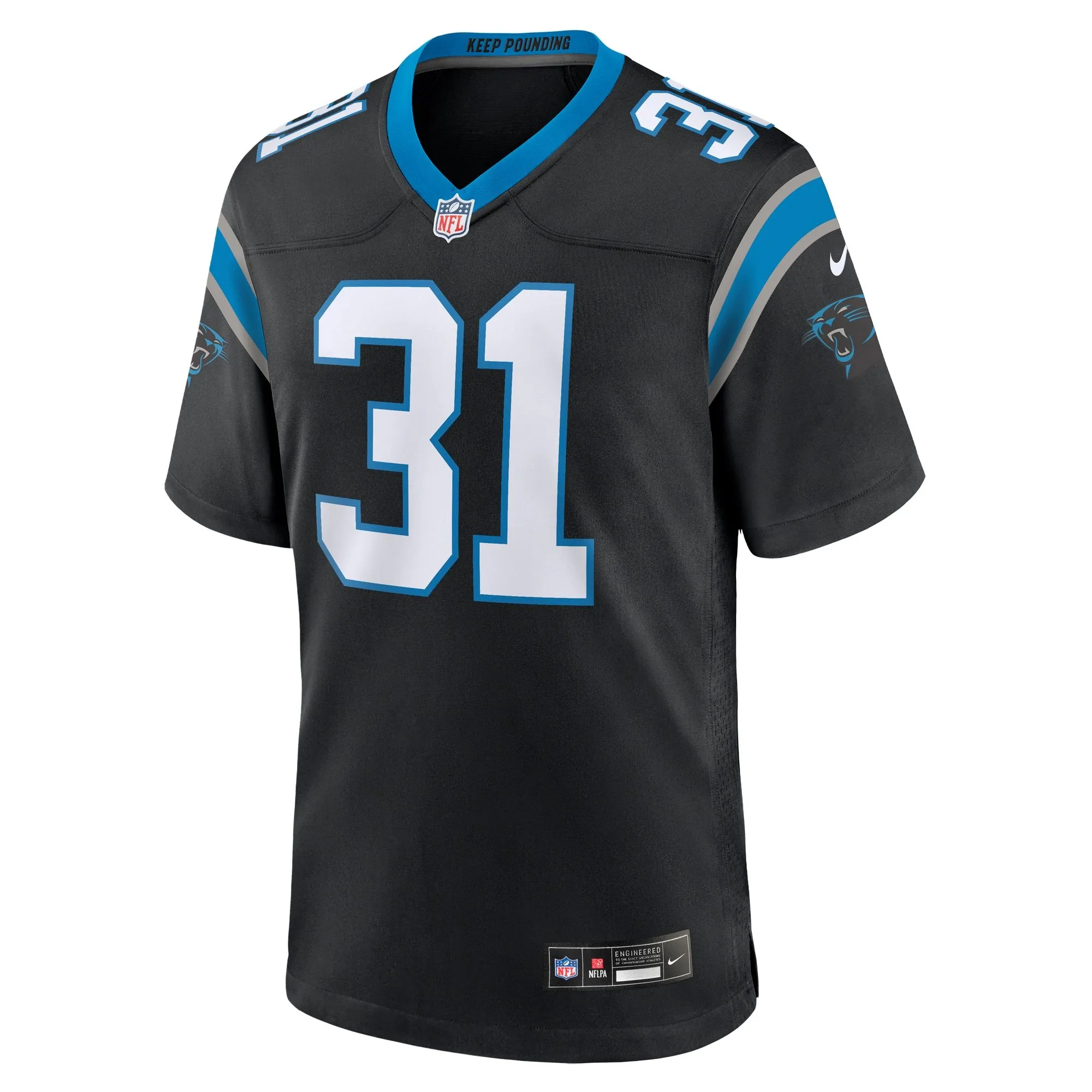 Lamar Jackson Carolina Panthers   Game Jersey -  Black