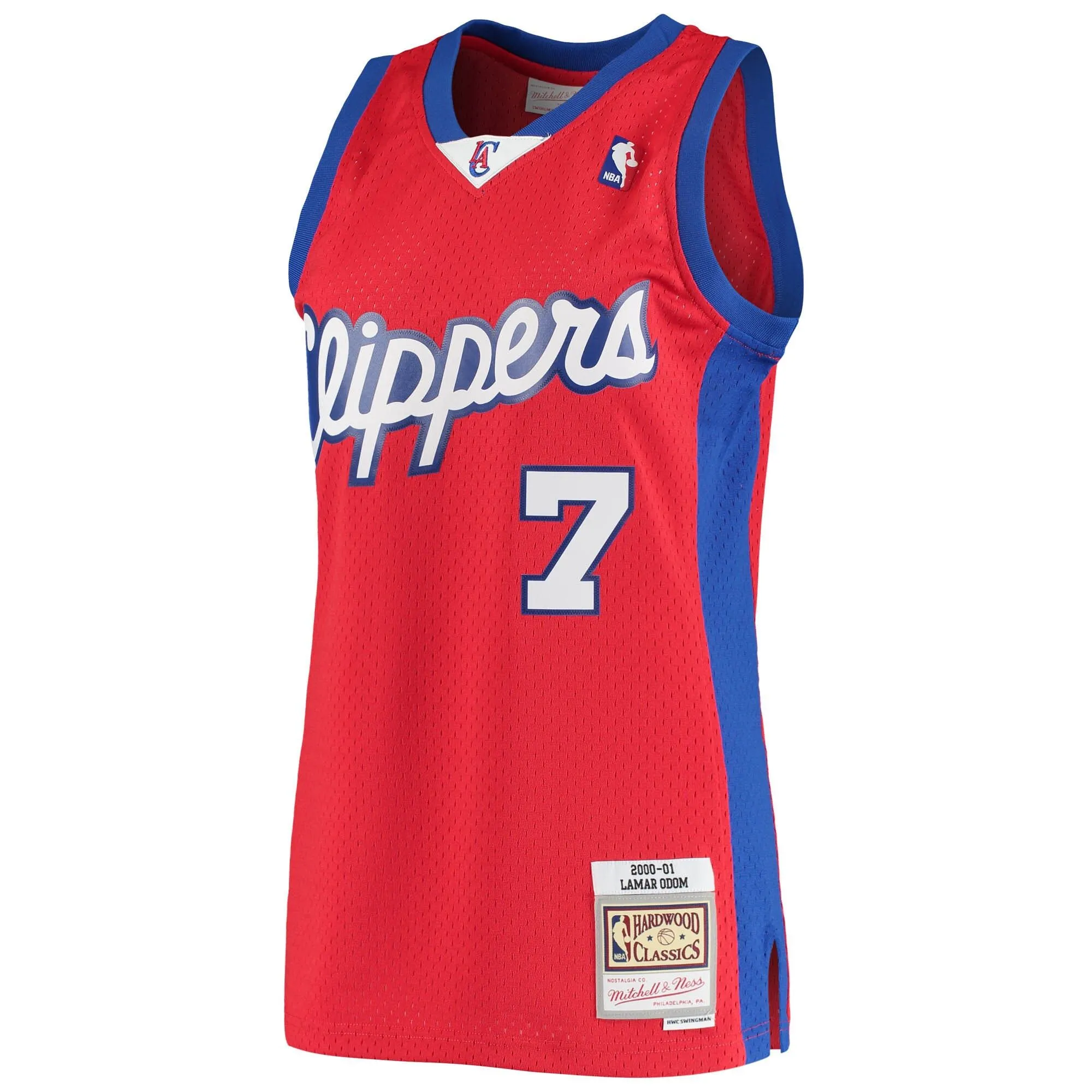 Lamar Odom LA Clippers Mitchell & Ness 2000/01 Hardwood Classics Swingman Jersey - Red