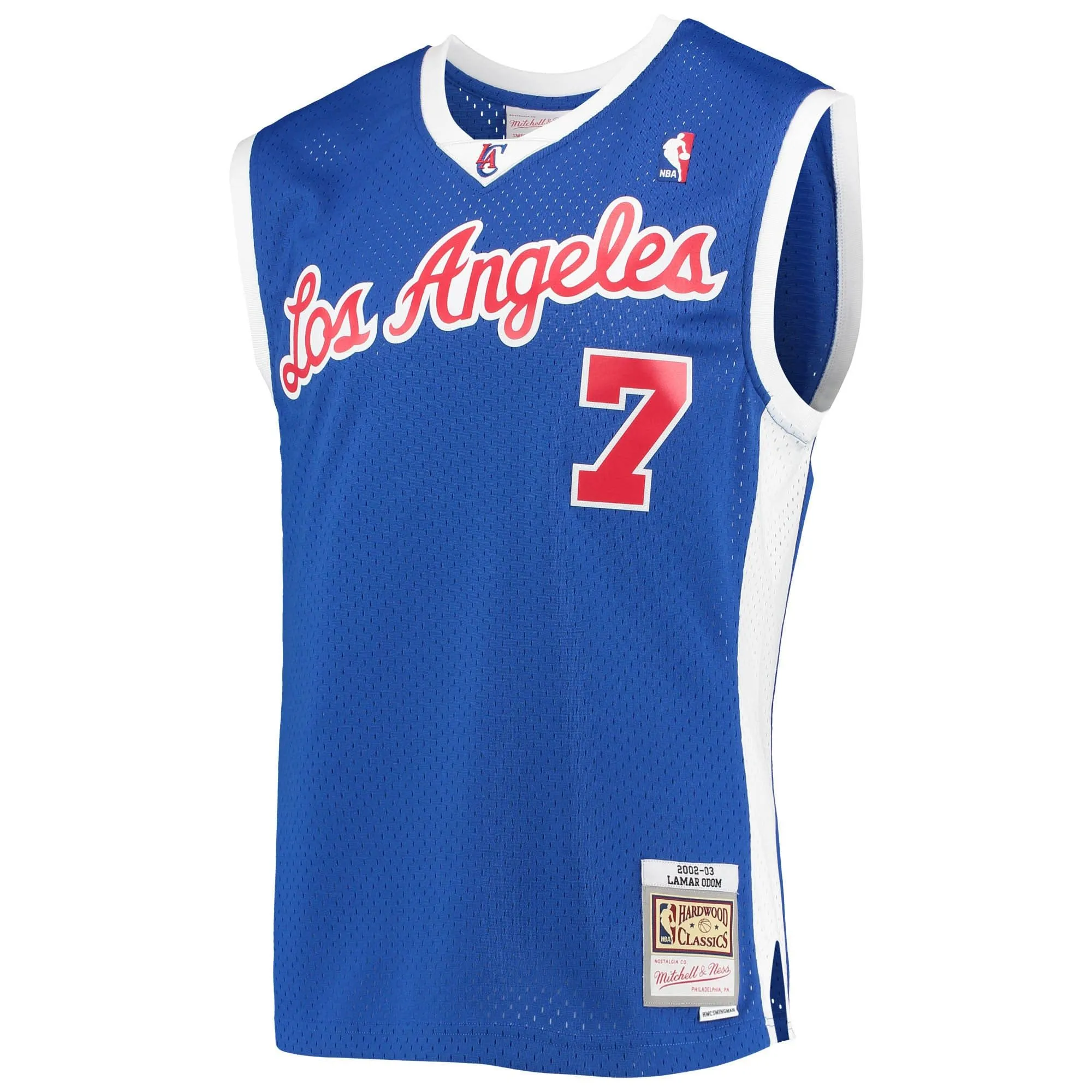 Lamar Odom LA Clippers Mitchell & Ness 2001/02 Hardwood Classics Swingman Jersey - Royal