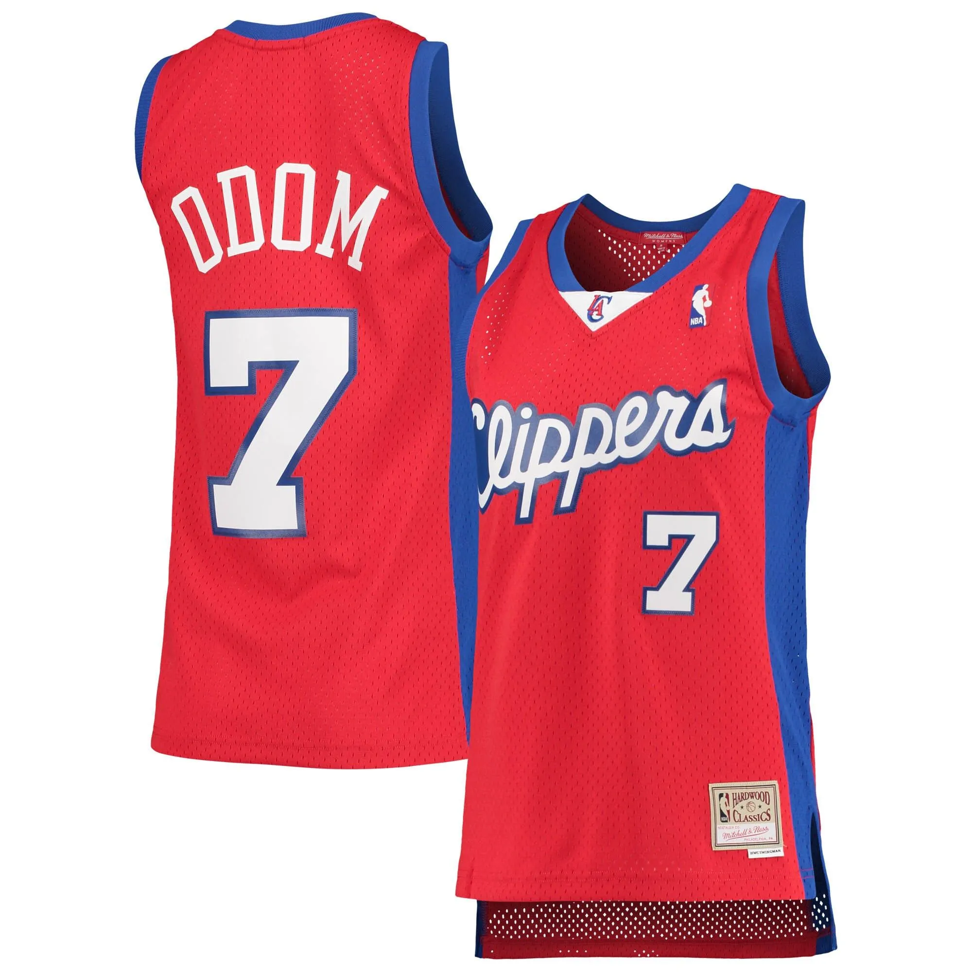 Lamar Odom LA Clippers Mitchell & Ness Women's 2000/01 Hardwood Classics Swingman Jersey - Red