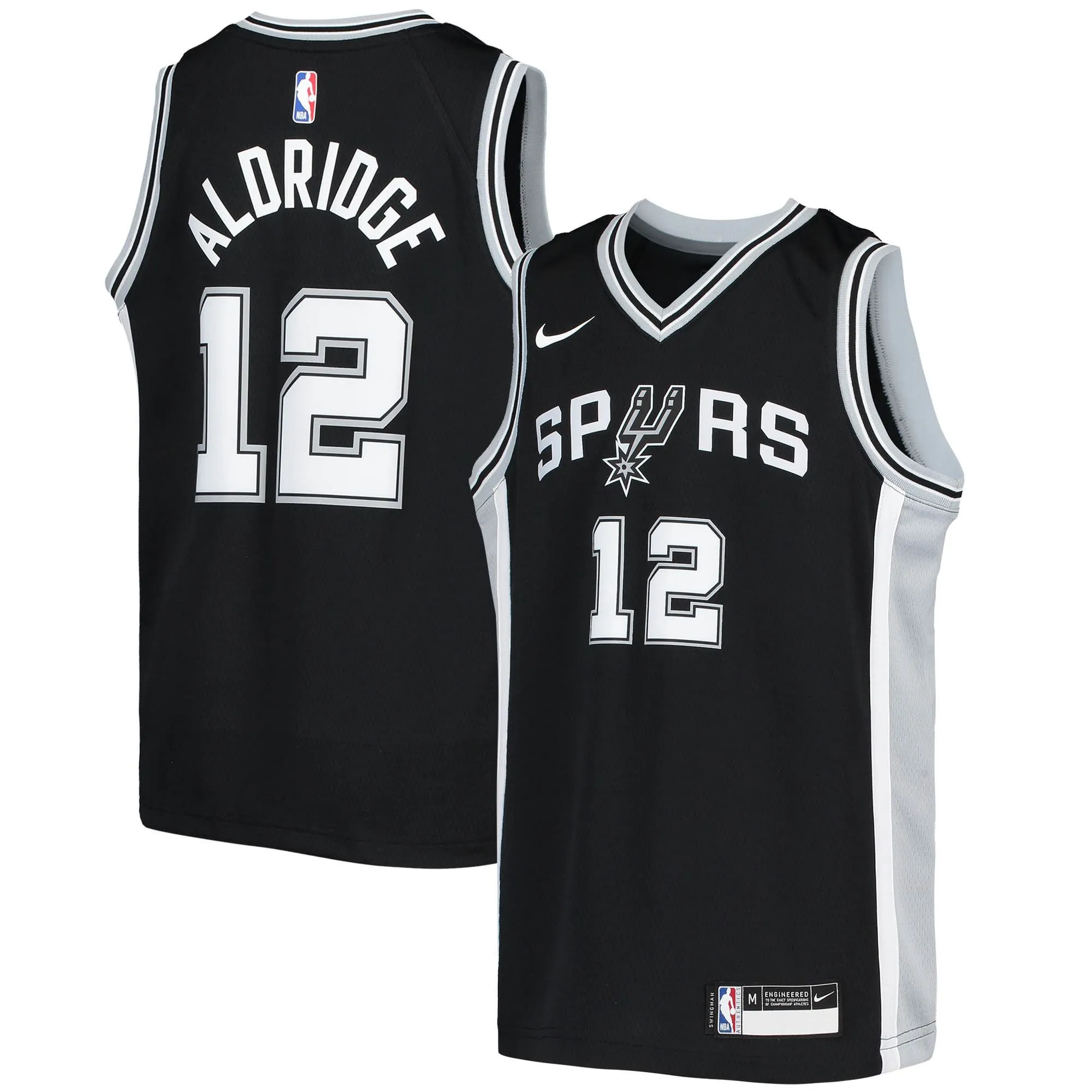 LaMarcus Aldridge San Antonio Spurs  Youth Swingman Jersey - Icon Edition - Black