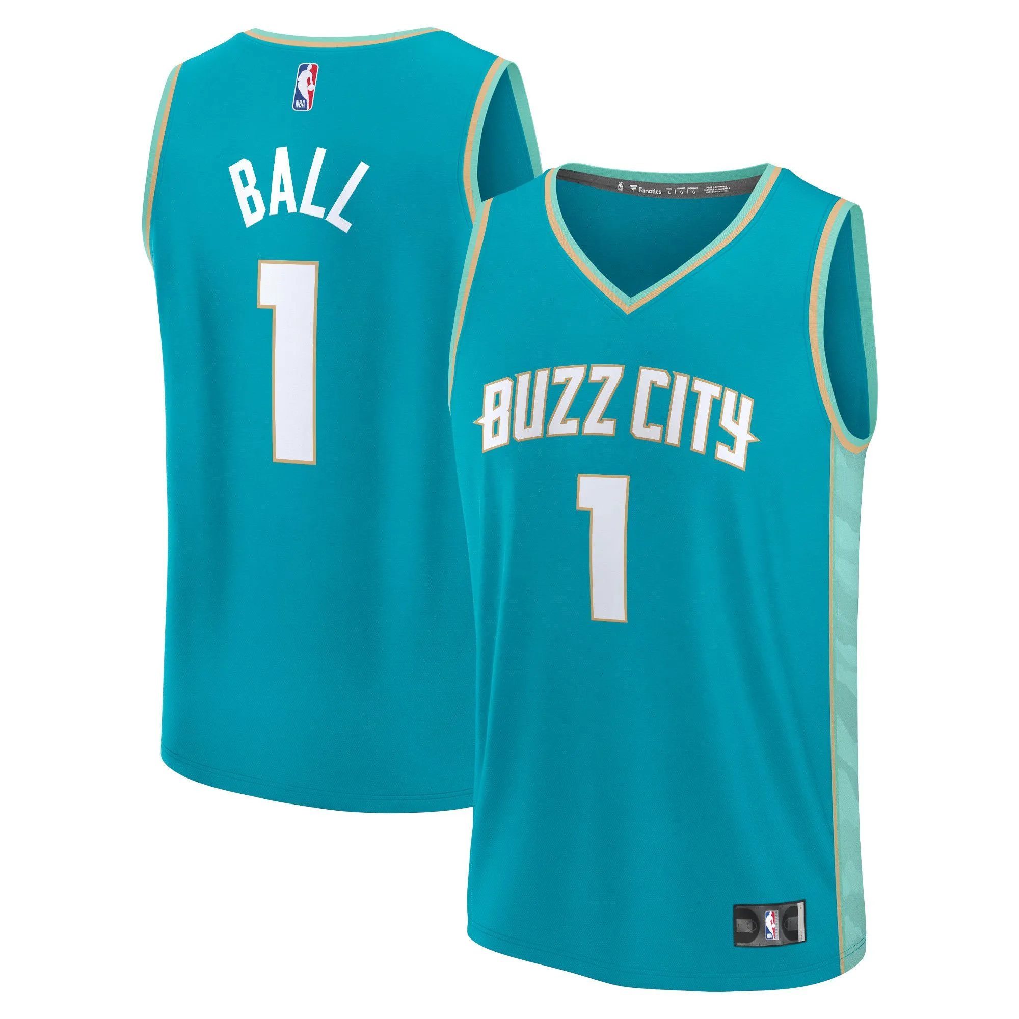 LaMelo Ball Charlotte Hornets Fanatics Branded Fast Break Jersey - Teal - City Edition