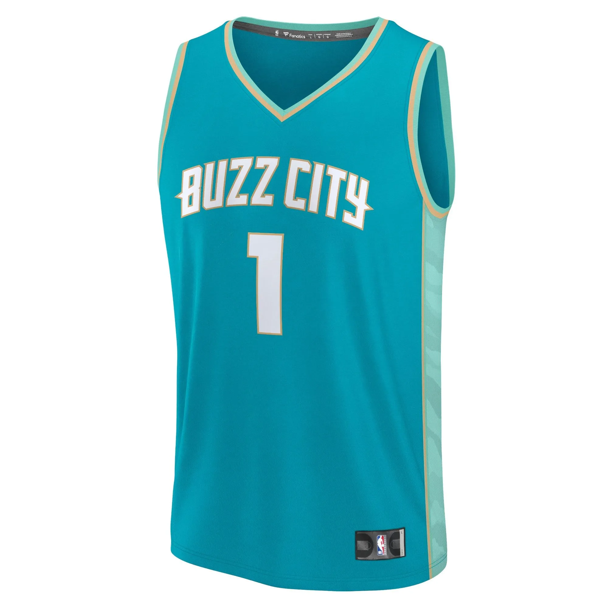 LaMelo Ball Charlotte Hornets Fanatics Branded Fast Break Jersey - Teal - City Edition