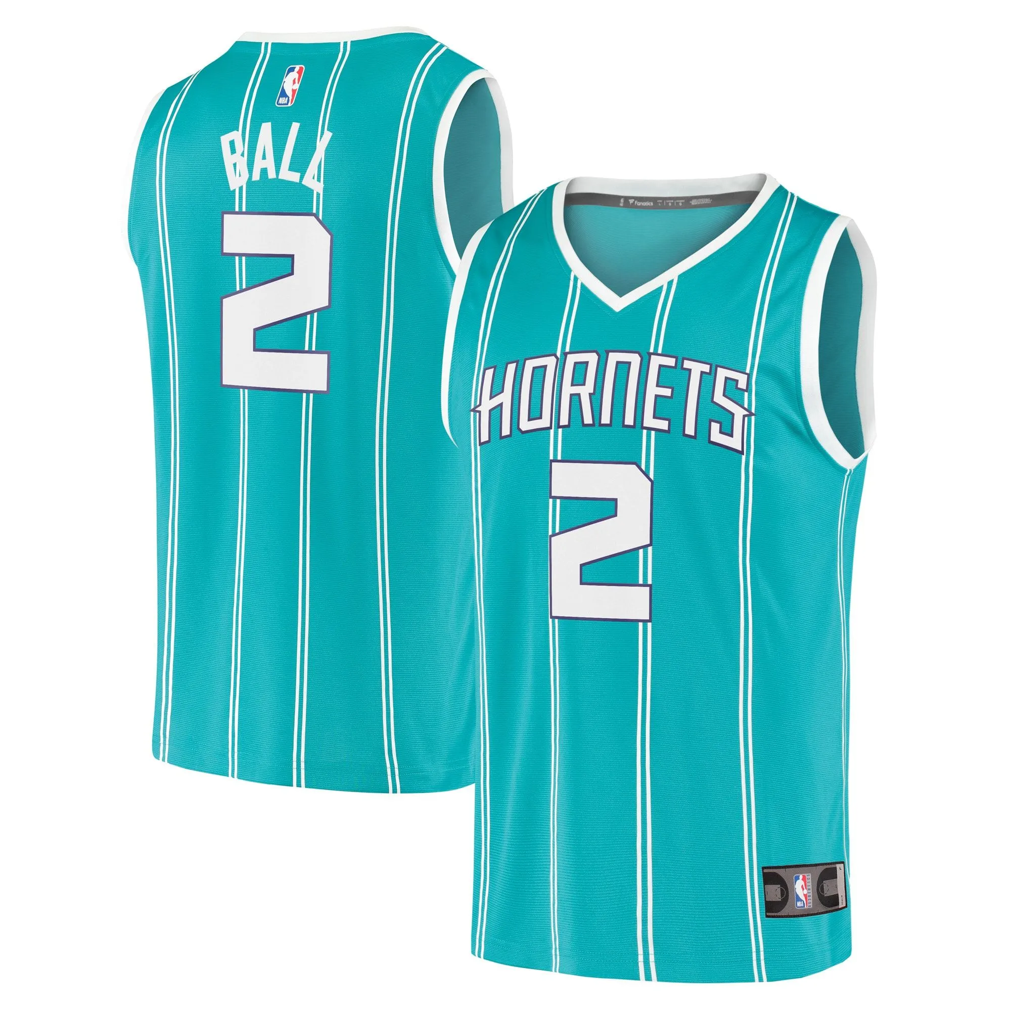 LaMelo Ball Charlotte Hornets Fanatics Branded Fast Break Replica Jersey Teal - Icon Edition