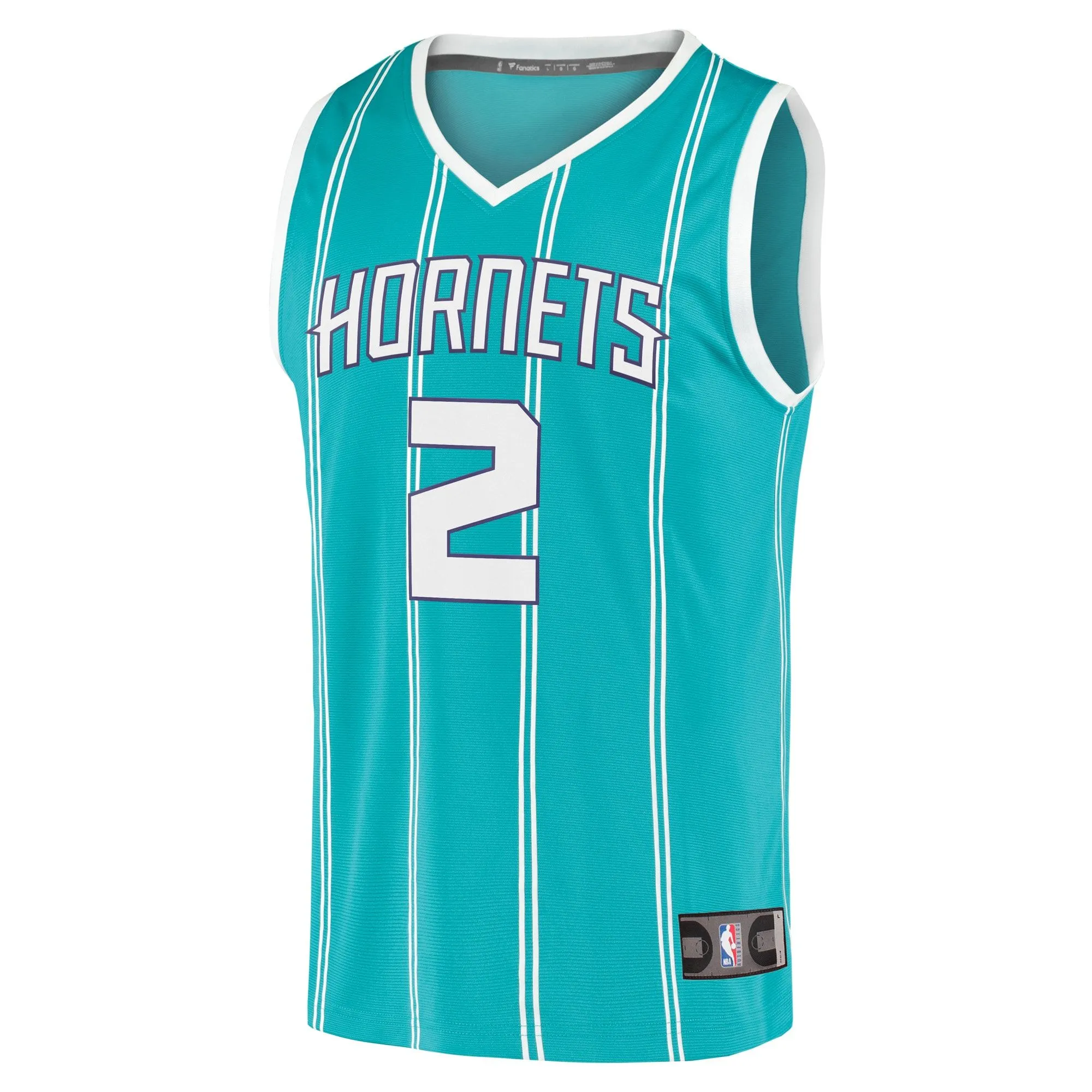 LaMelo Ball Charlotte Hornets Fanatics Branded Fast Break Replica Jersey Teal - Icon Edition