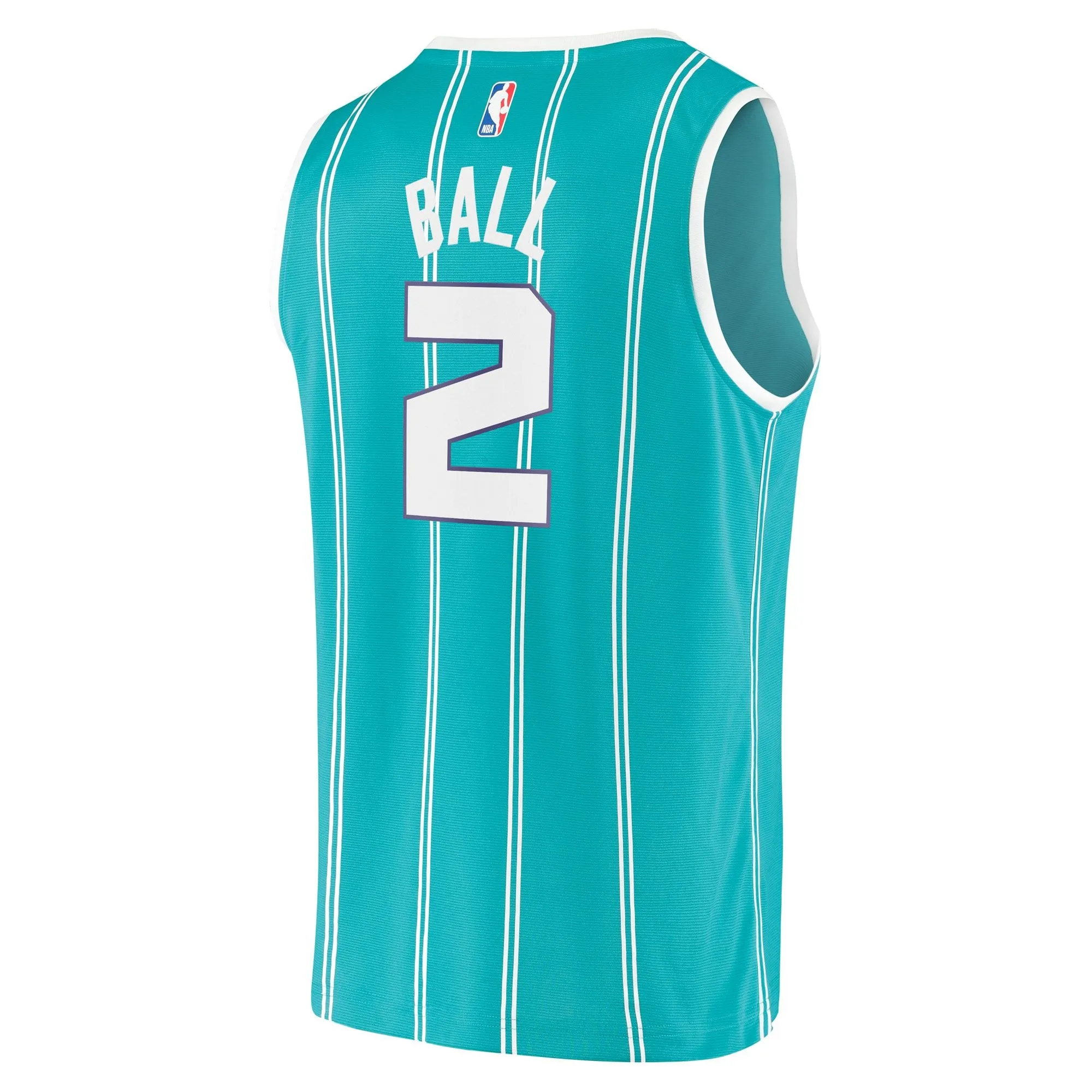 LaMelo Ball Charlotte Hornets Fanatics Branded Fast Break Replica Jersey Teal - Icon Edition