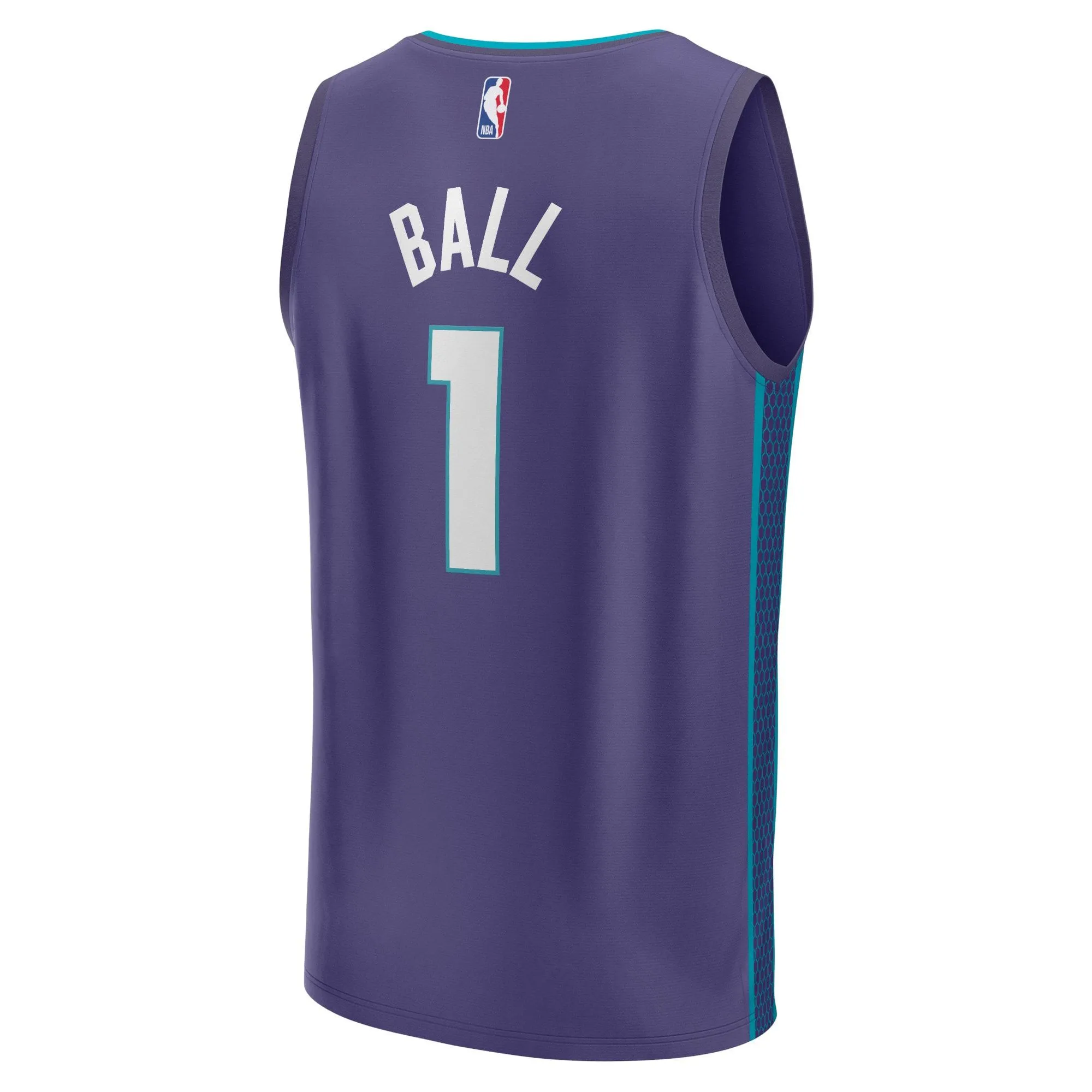 LaMelo Ball Charlotte Hornets Fanatics Branded Fast Break Replica Player Jersey - Statement Edition - Purple