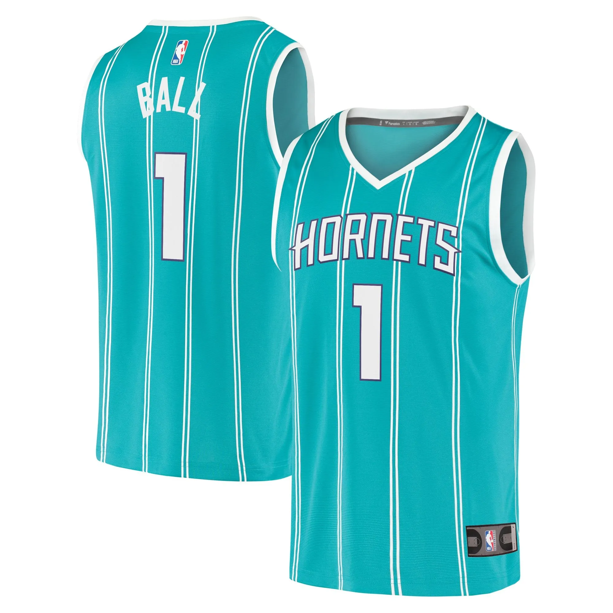 LaMelo Ball Charlotte Hornets Fanatics Branded Youth Fast Break Player Jersey - Icon Edition - Teal