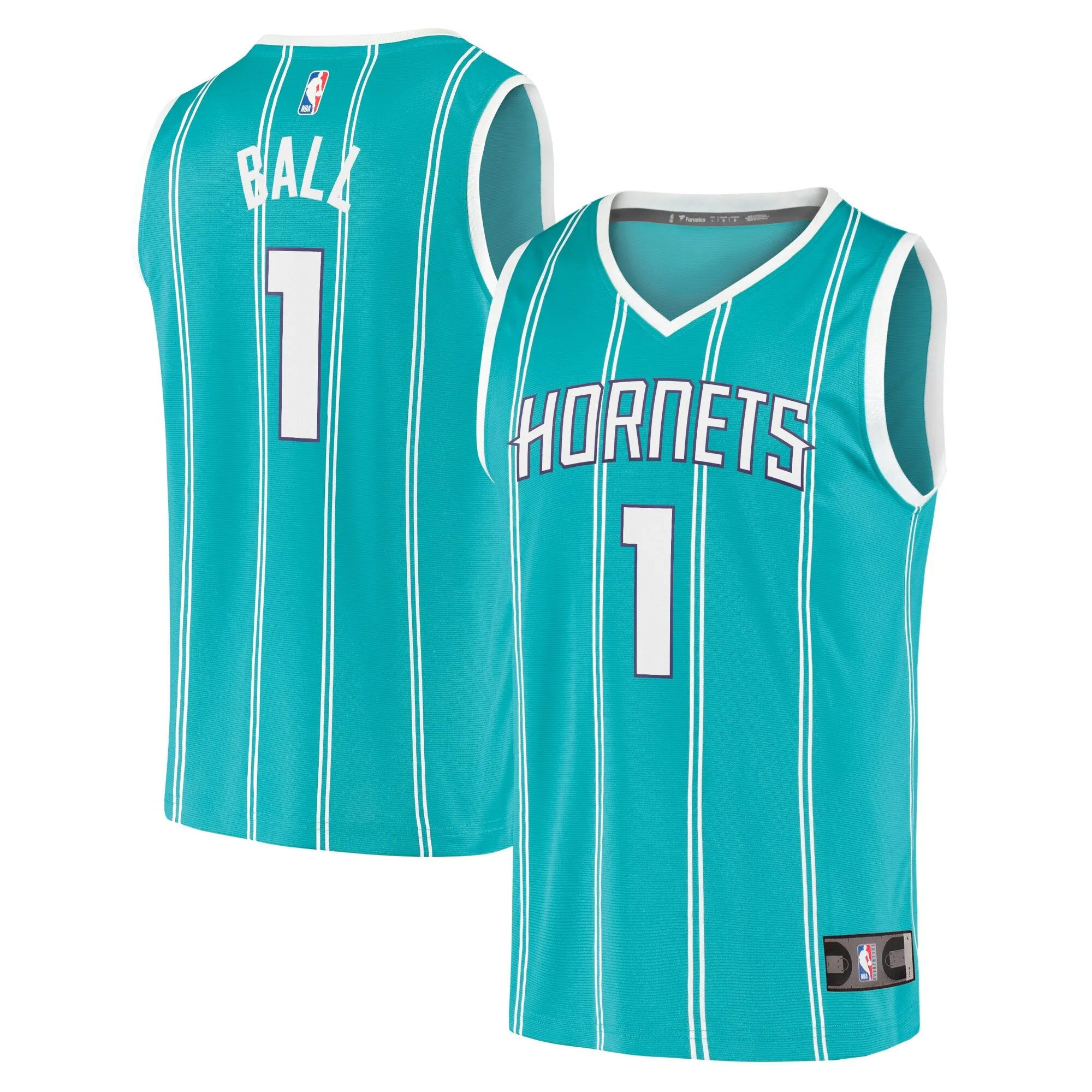 LaMelo Ball Charlotte Hornets Fanatics Branded Youth Fast Break Player Jersey - Icon Edition - Teal