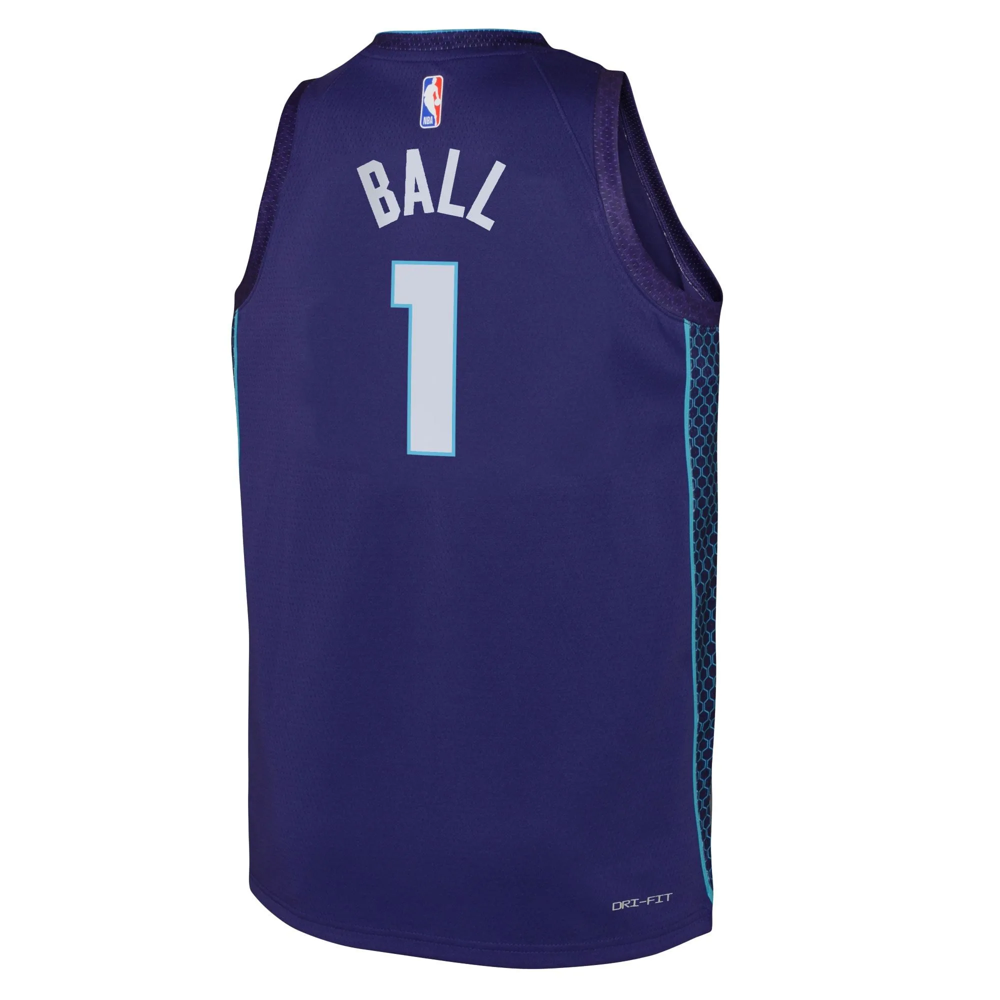 LaMelo Ball Charlotte Hornets Jordan Brand Youth Swingman Jersey - Statement Edition - Purple