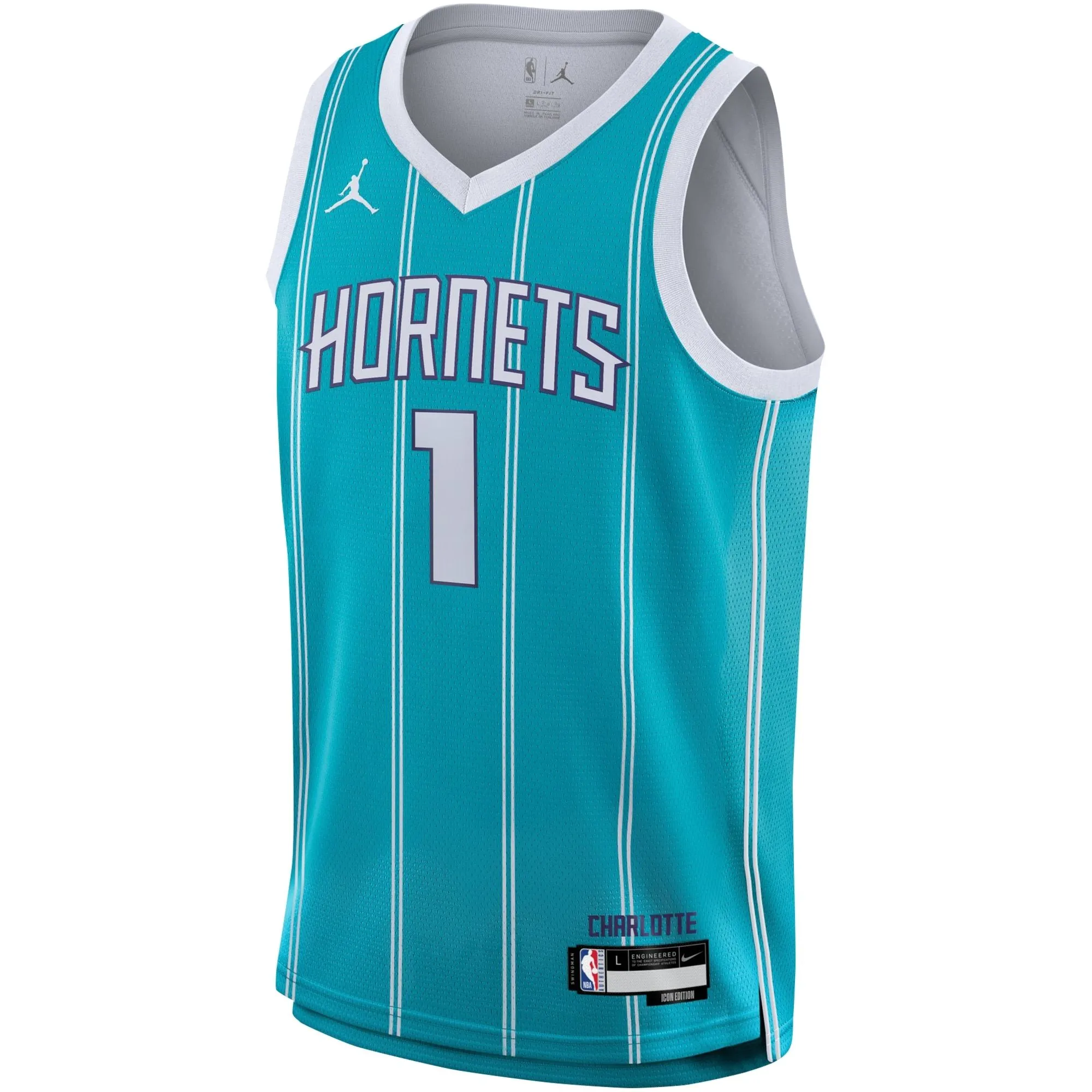 LaMelo Ball Charlotte Hornets  Youth Swingman Jersey - Icon Edition - Teal