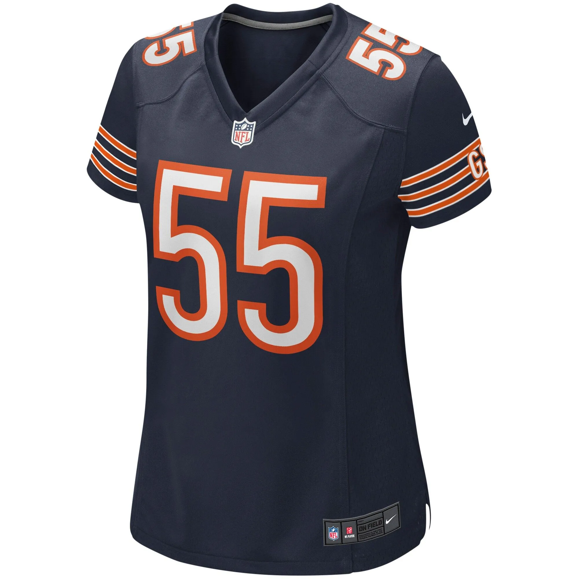 Lance Briggs Chicago Bears  Women's Game Retired Player Jersey - Navy