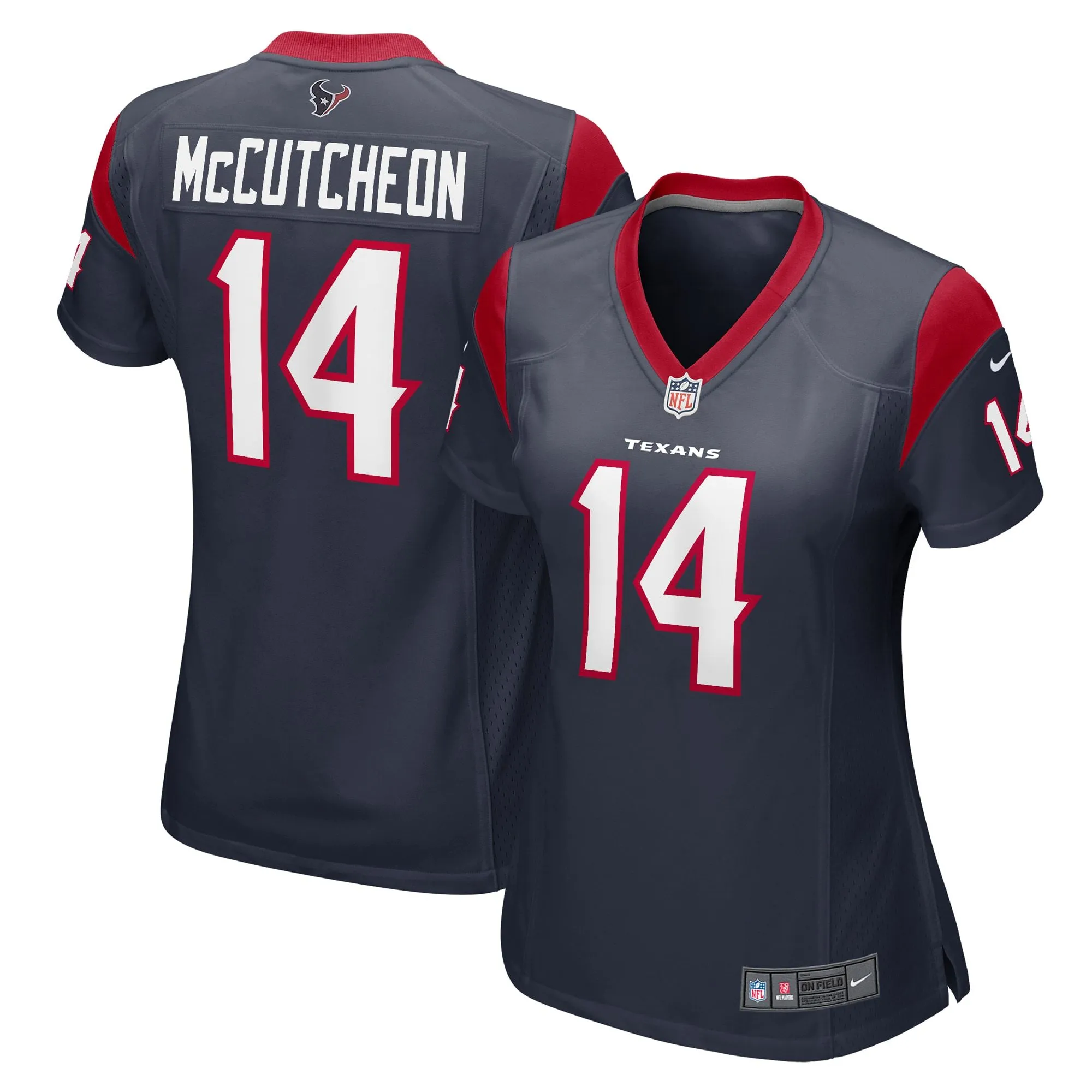 Lance McCutcheon Houston Texans  Women's Team Game Jersey -  Navy