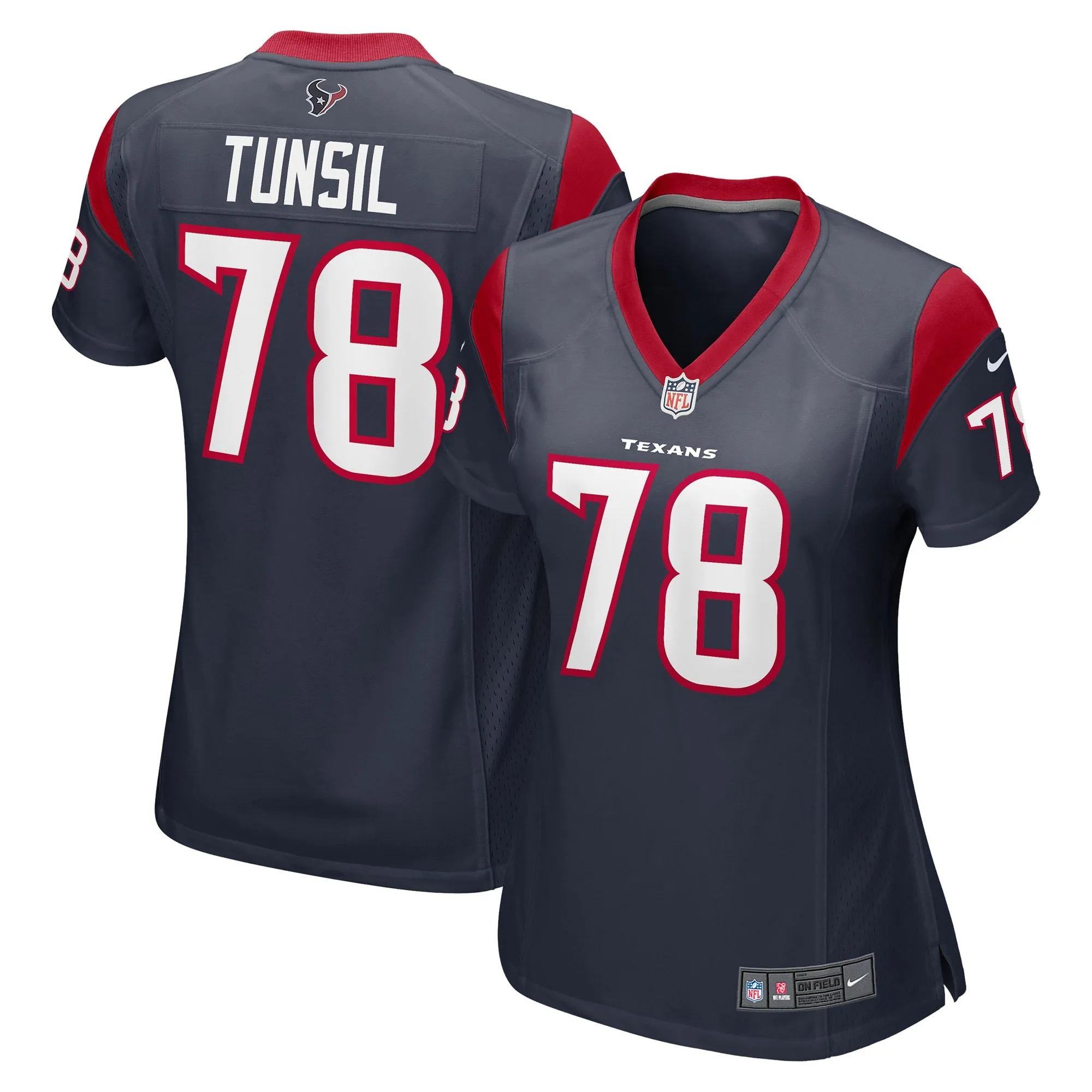 Laremy Tunsil Houston Texans  Women's Game Jersey - Navy