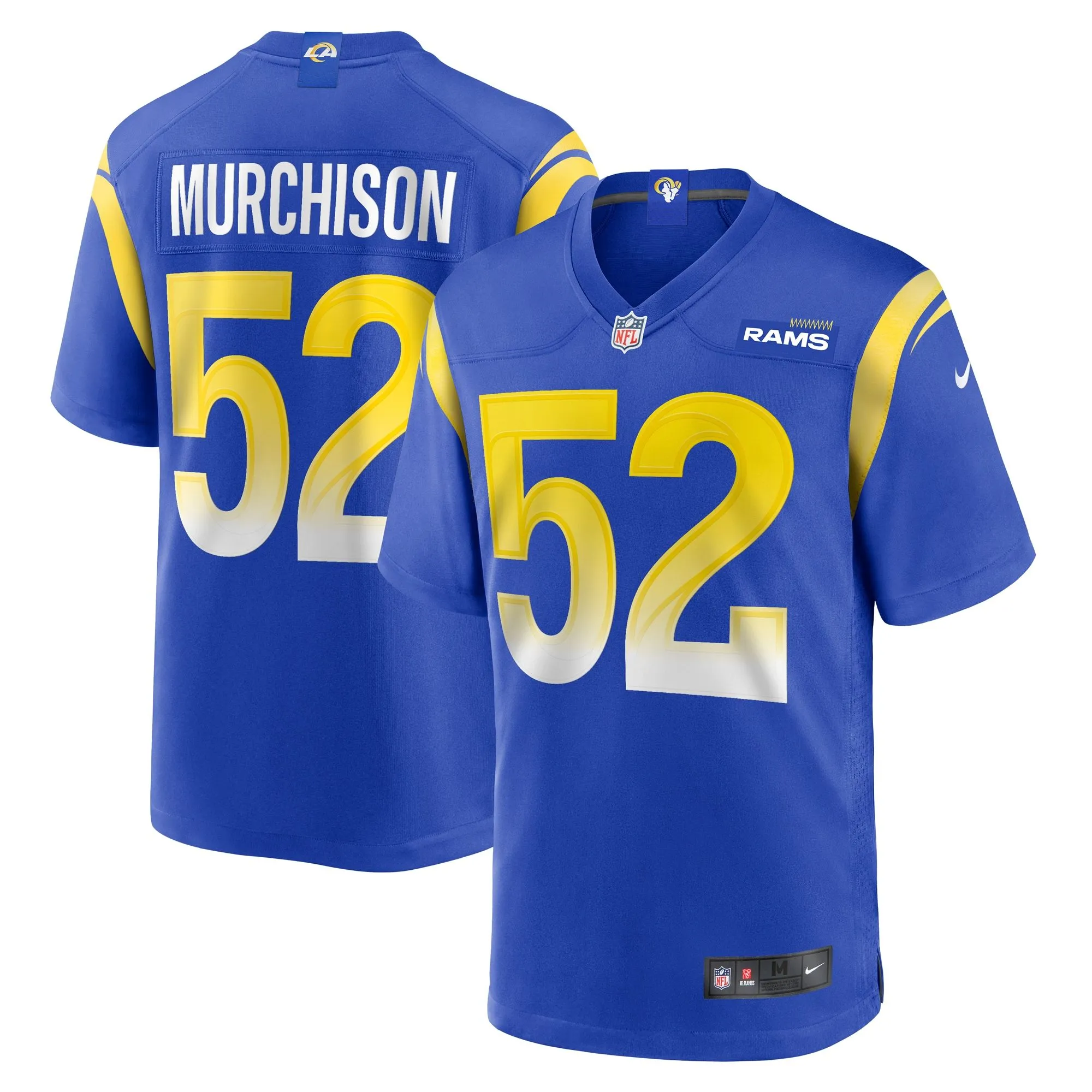 Larrell Murchison Los Angeles Rams  Team Game Jersey -  Royal