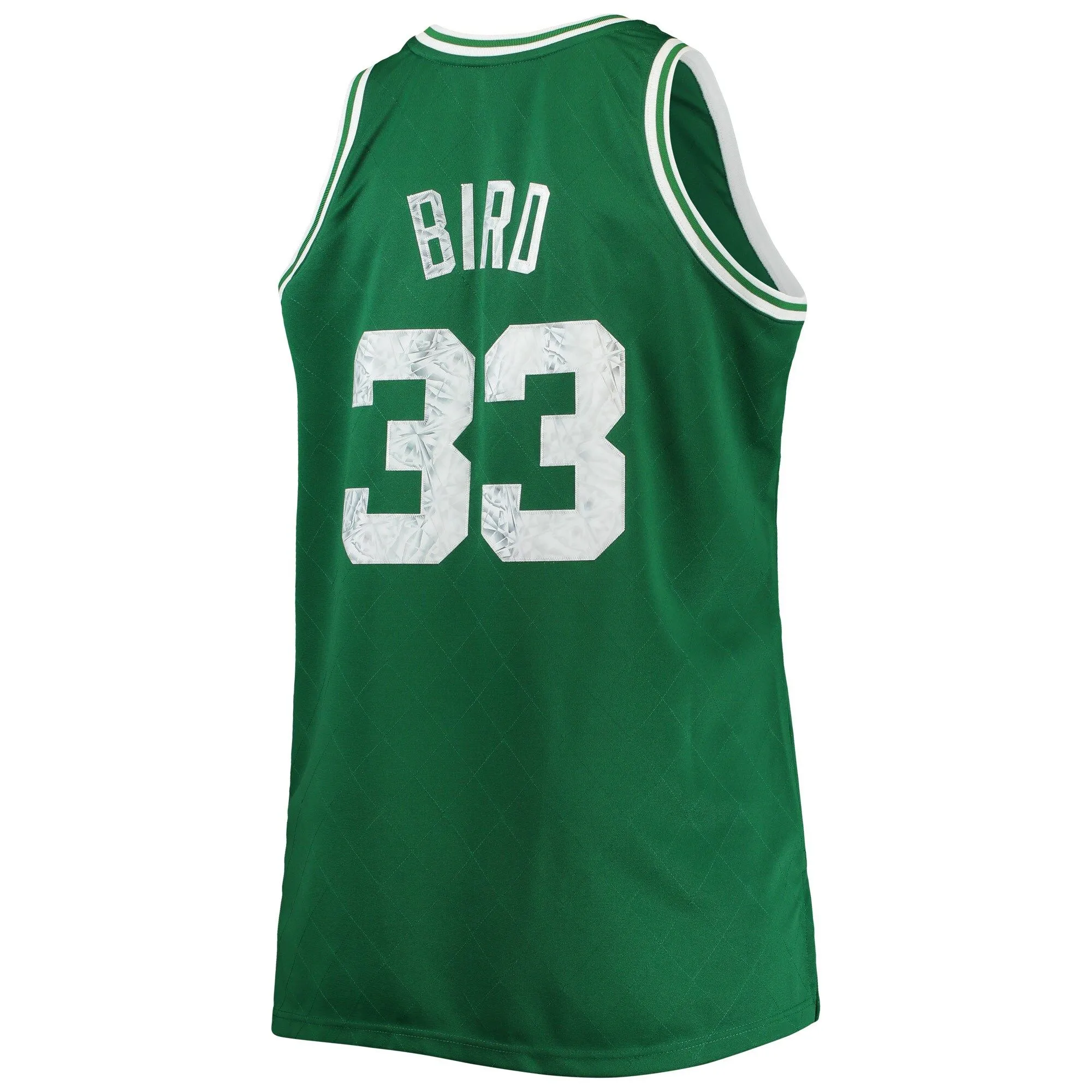 Larry Bird Boston Celtics Mitchell & Ness Big & Tall 1985/86 NBA 75th Anniversary Diamond Swingman Jersey - Kelly Green