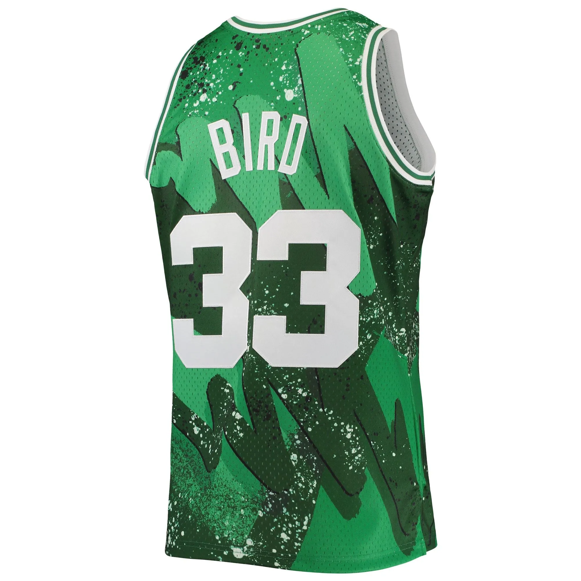 Larry Bird Boston Celtics Mitchell & Ness Hardwood Classics 1985/86 Hyper Hoops Swingman Jersey - Kelly Green