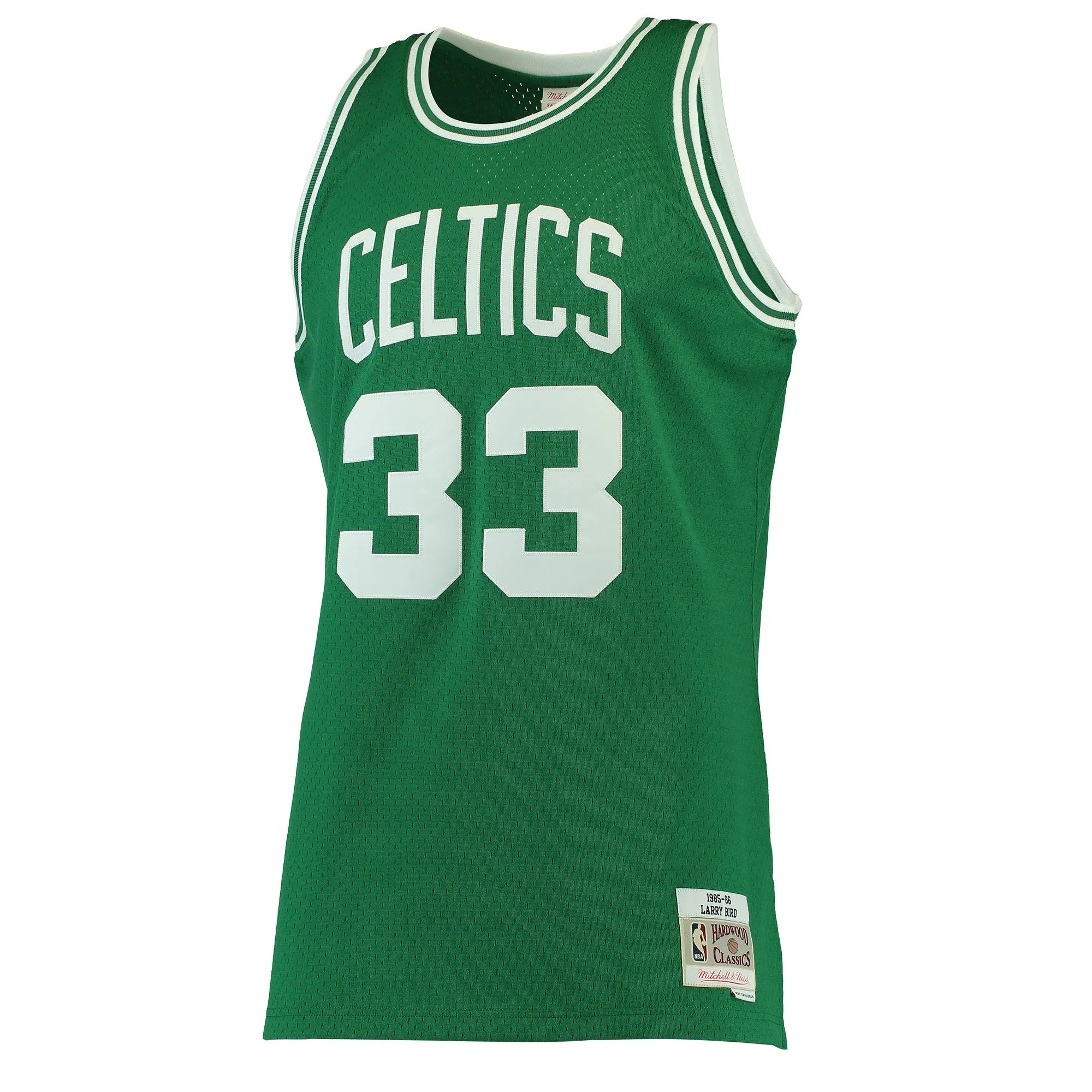 Larry Bird Boston Celtics Mitchell & Ness Hardwood Classics Swingman Jersey - Kelly Green