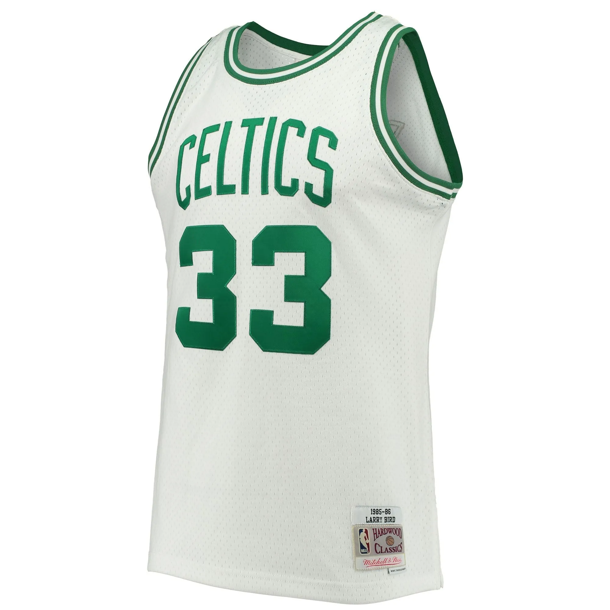 Larry Bird Boston Celtics Mitchell & Ness Hardwood Classics Swingman Jersey - White