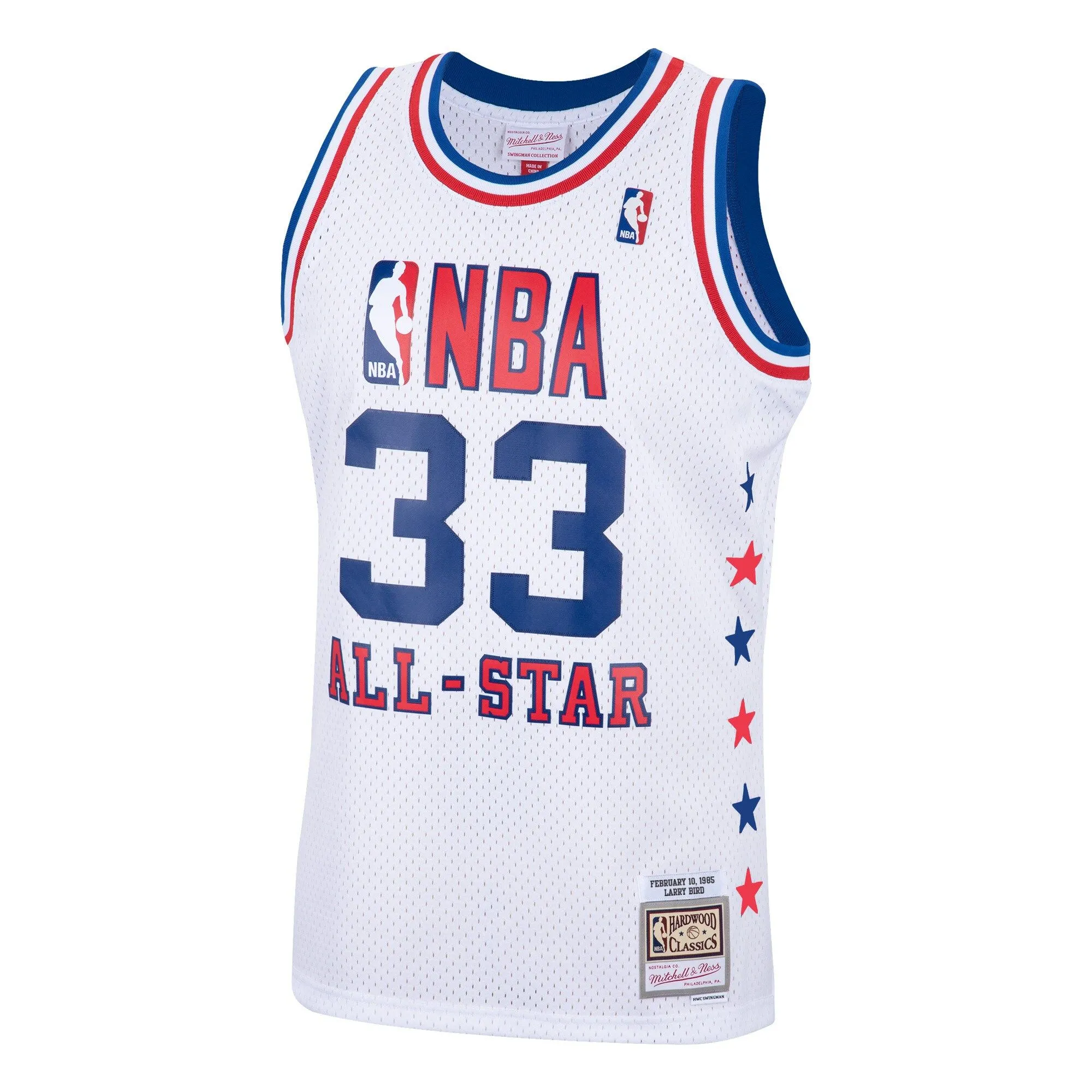 Larry Bird Eastern Conference Mitchell & Ness 1985 NBA All-Star Game Swingman Jersey - White