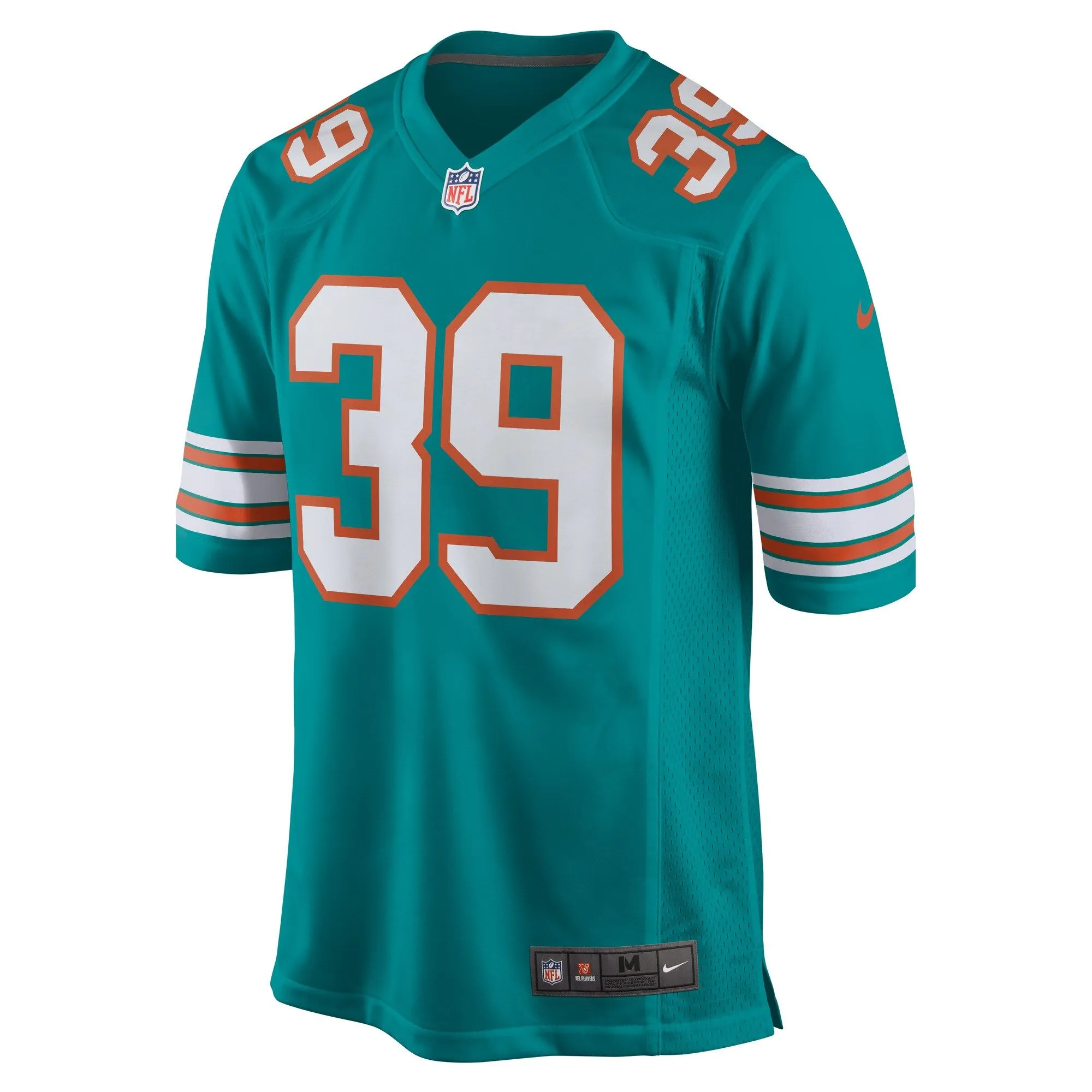 Larry Csonka Miami Dolphins  Retired Player Jersey - Aqua